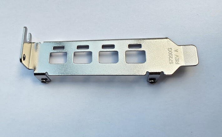 Low Profile bracket for FirePro / ATI / AMD Radeon W4100 2460 video card
