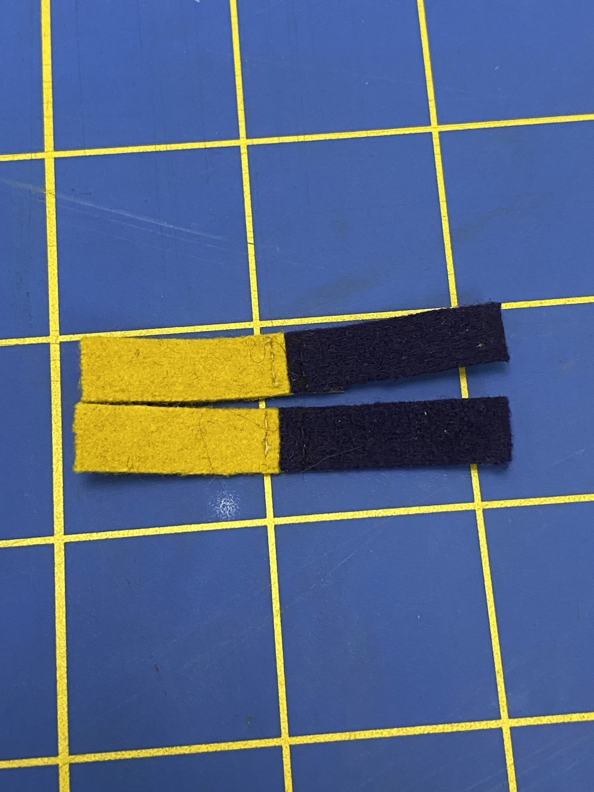 SERVICE FLASH FOR R.A.S.C. YELLOW/BLUE Patch