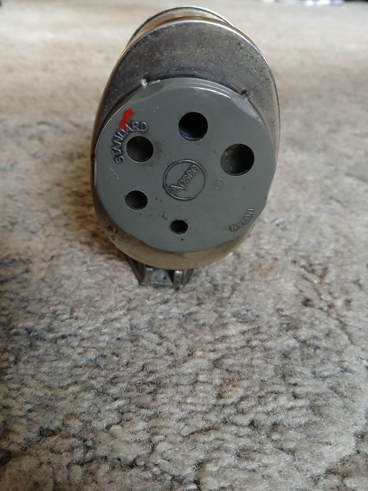 Vintage Apsco 'Giant' Pencil Sharpener 6-Hole Adjustable Metal Mounted