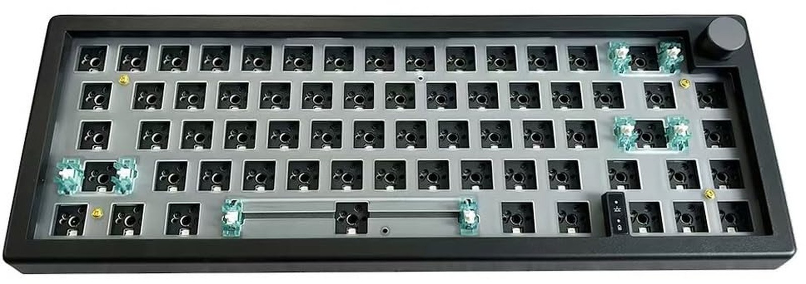 BOYI GMK67Pro Keyboard Barebones Kit,QMK/VIA Programmable BT5.0/2.4G/Type-C T...