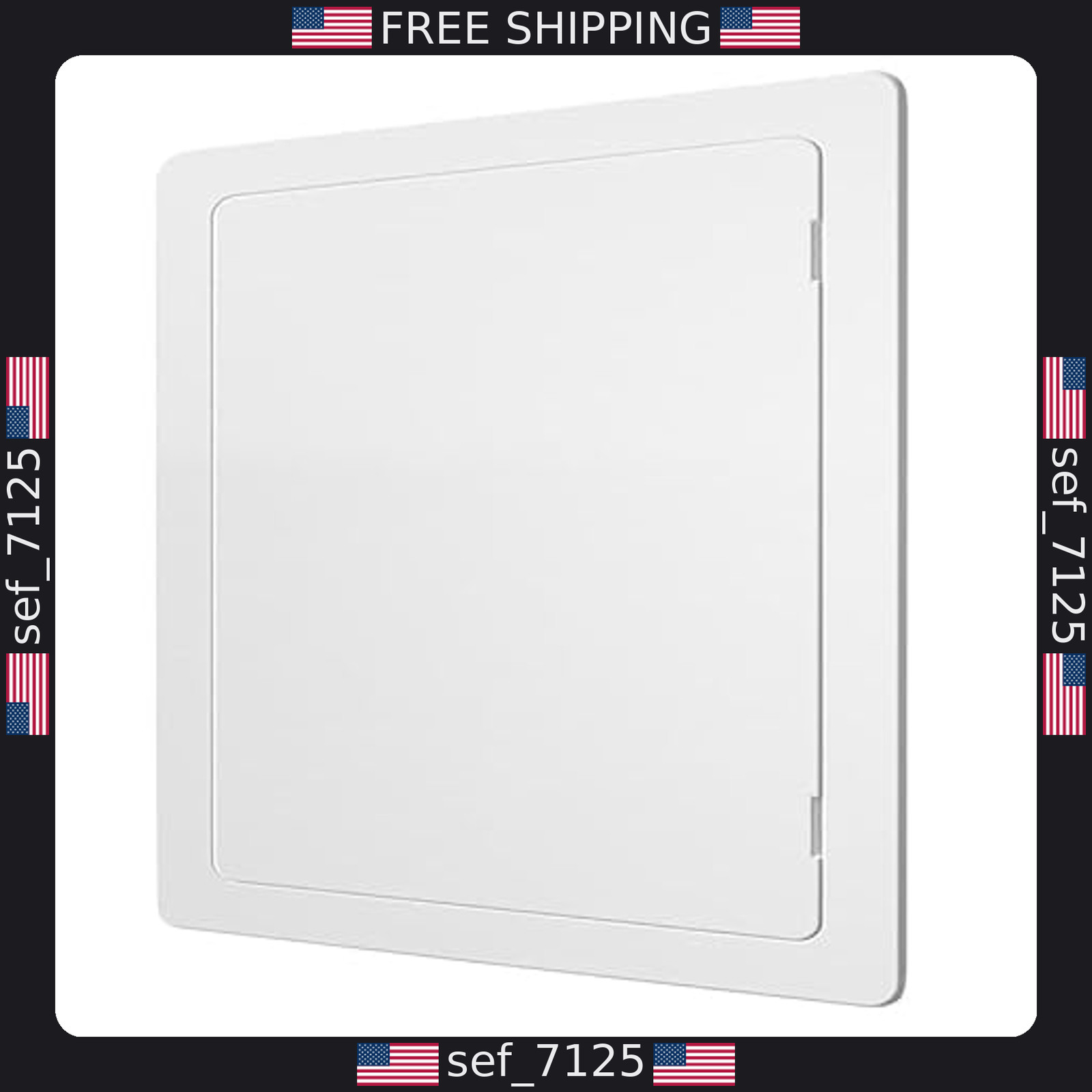 10x10 Inch Drywall Access Panel - Durable Plastic White Wall Cover Door