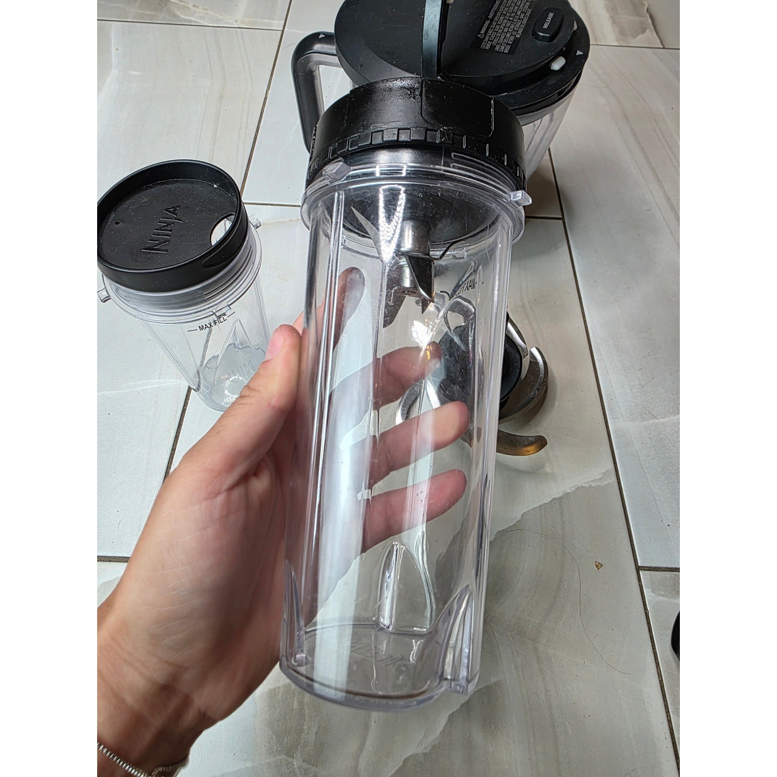 Ninja Mega Kitchen System BL770 1500W Blender Food Processor Nutri Ninja Cups E2