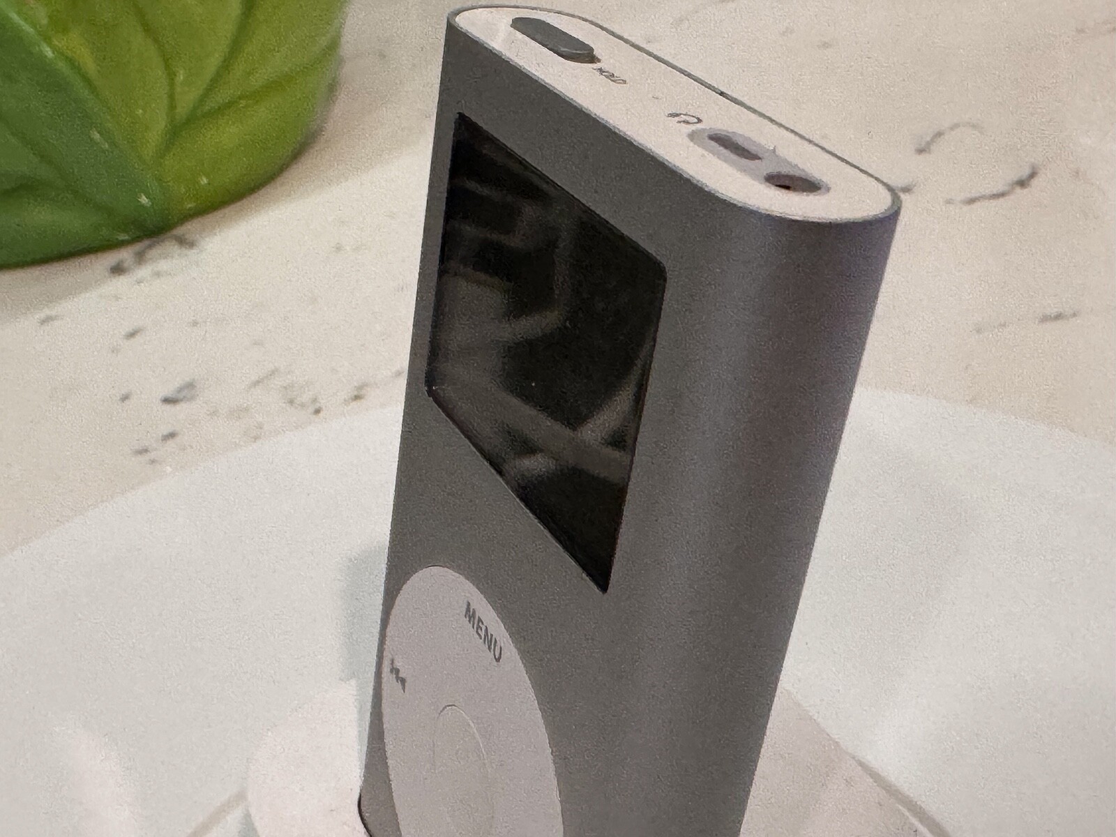 Heavily Modded Mint Silver iPod Mini 2nd Gen - Orange Backlight, Taptic, 256GB