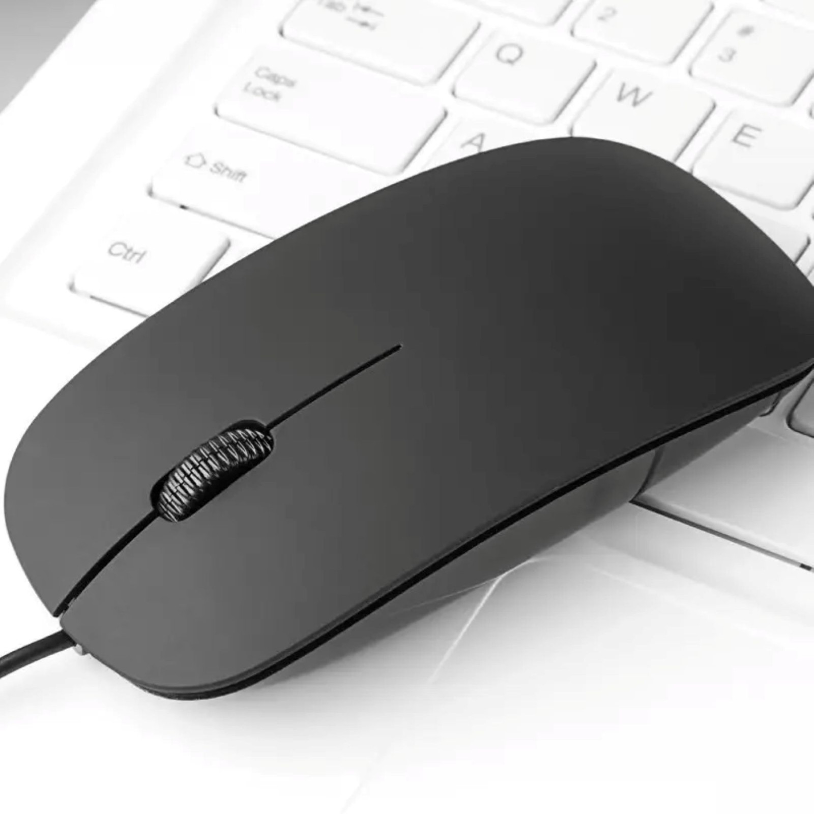 Ultra-thin Laptop External Small Ergonomic Mouse Wired USB Mouse Desktop Mouse