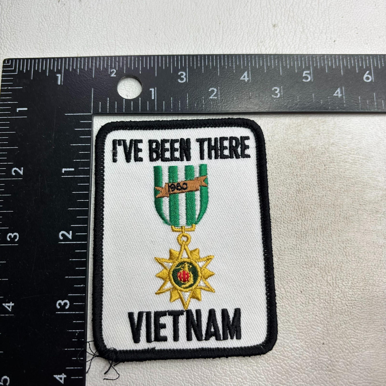 Military Hero I'VE BEEN THERE VIETNAM Patch 64a1