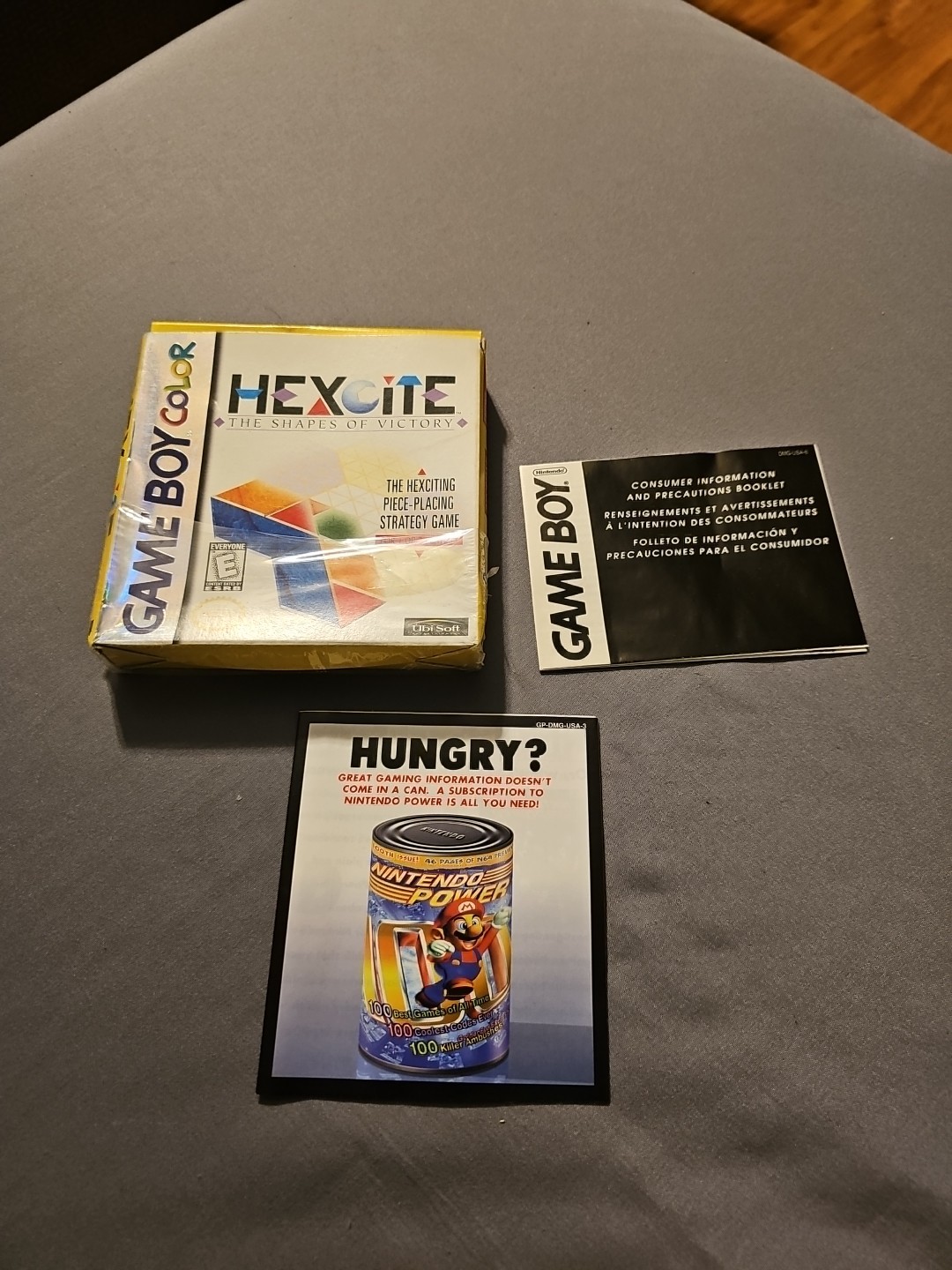 1998 Gameboy Color Hexcite The Shapes Of Victory Box Only