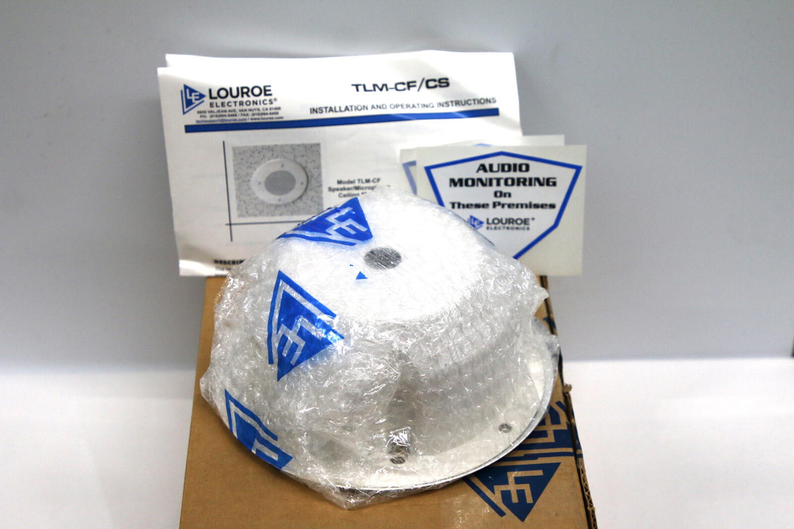 Louroe TLMCFTLM-CF Ceiling Flush Mount Speaker/Microphone #2724