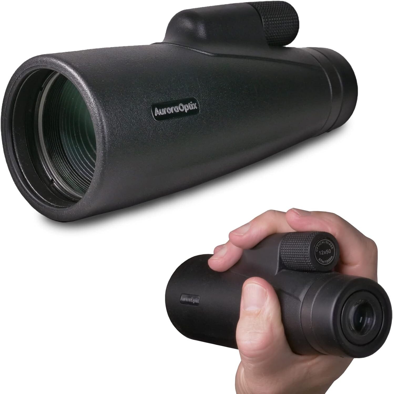 Monocular 12X50 | High Power Scope with Smartphone Holder and Tripod