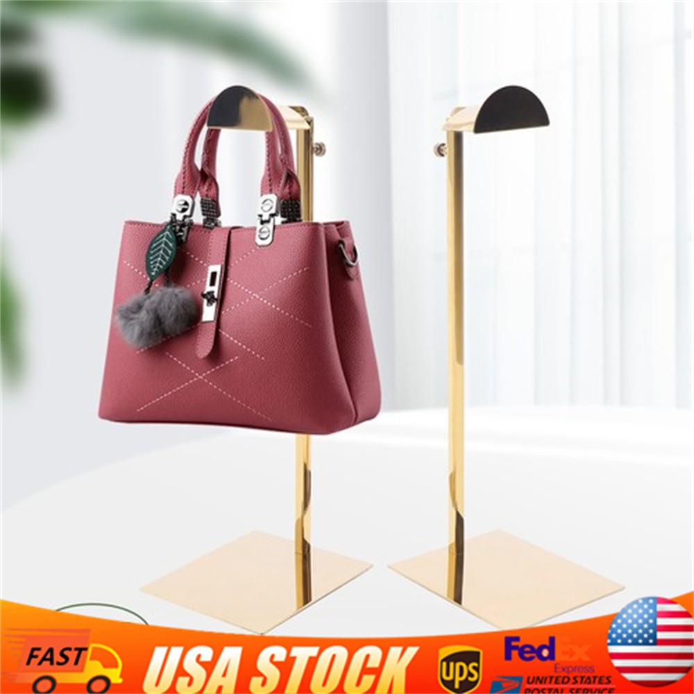 2x Handbag Display Stand Holder Hanging Bag Rack Display for Retail Store USA