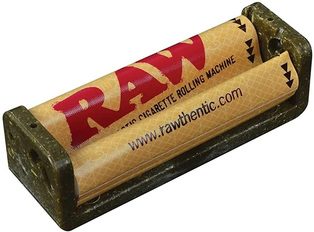 RAW 70mm Single Wide HEMP Cigarette Rolling Machine with FREE RAW LANYARD