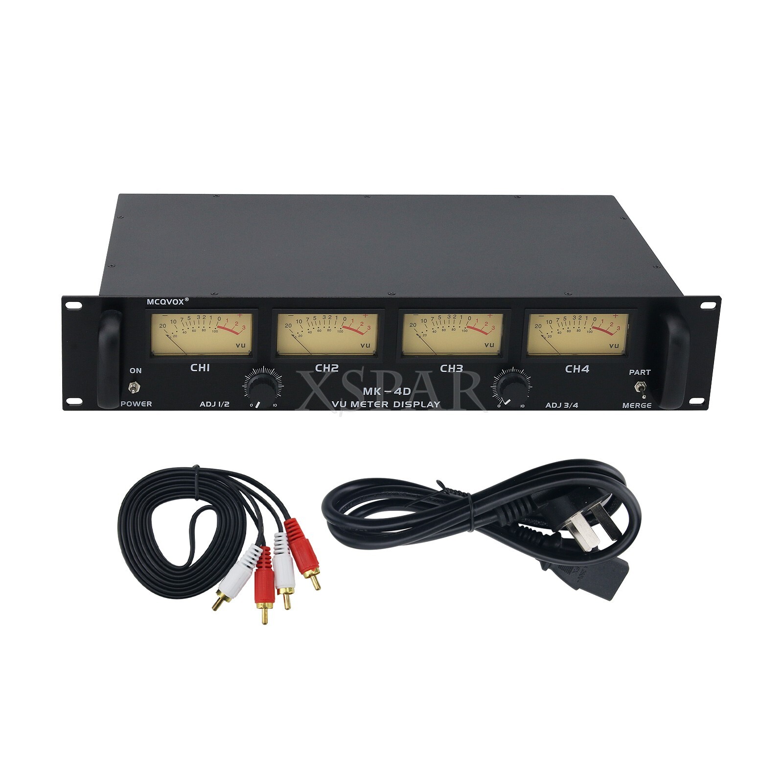 MK-4A 2U 4 VU Meter Display Audio VU Meter Level Meter for Audio Amplifier FAST