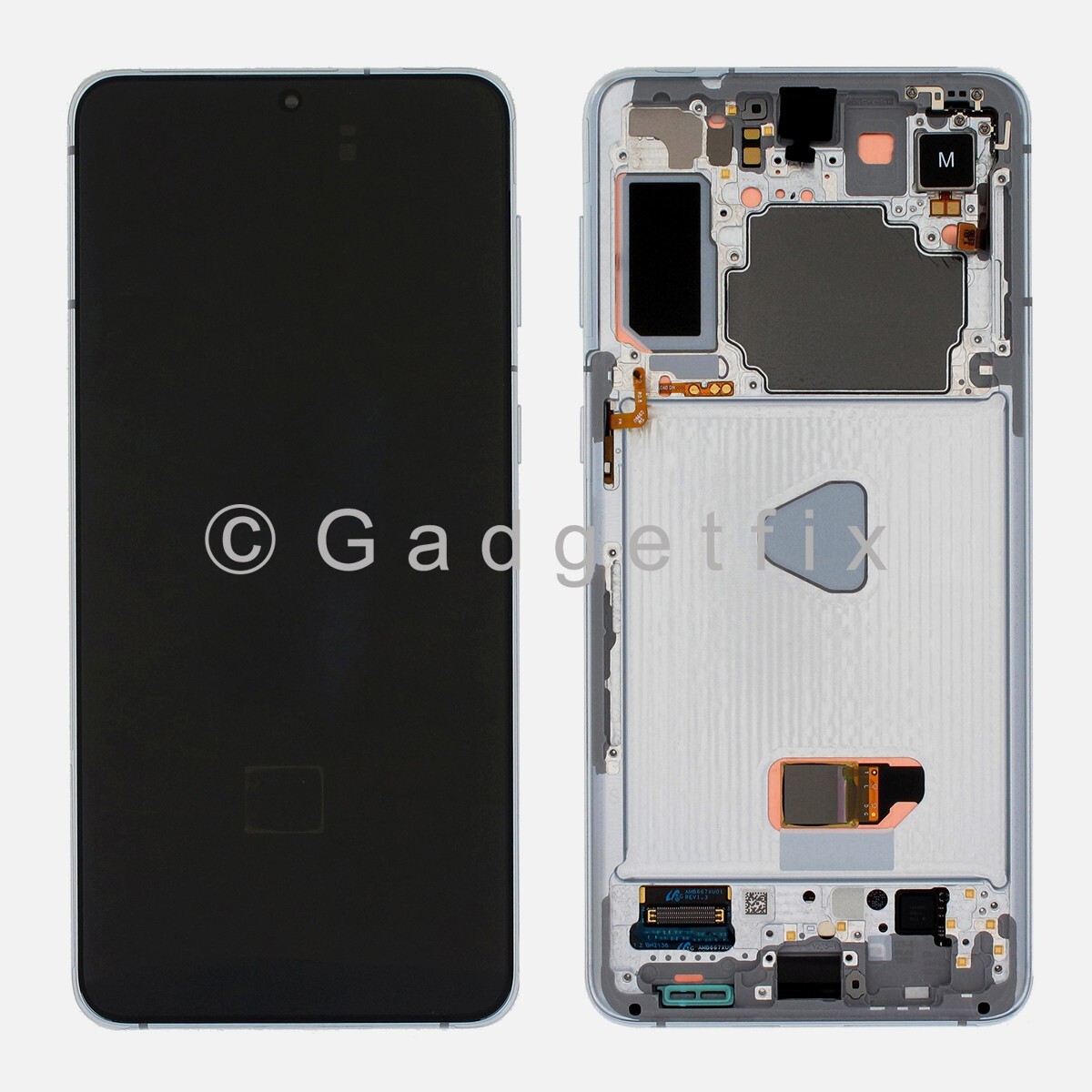 For Samsung Galaxy S21 Plus OLED Display Touch Screen Frame Silver Replacement