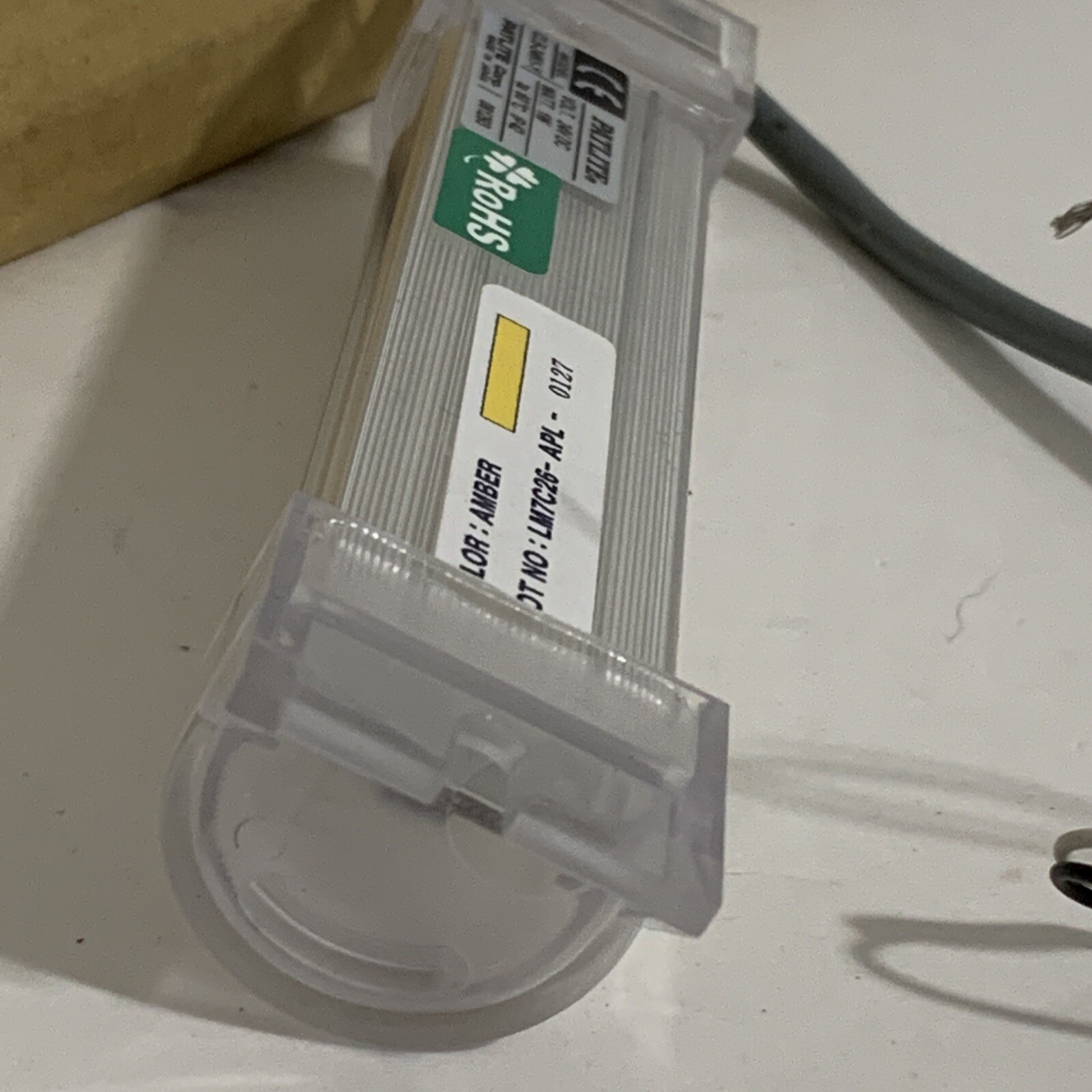 PATLITE LED WORK LIGHT 24V DC - CLB-24N1-Y - NEW OPEN BOX