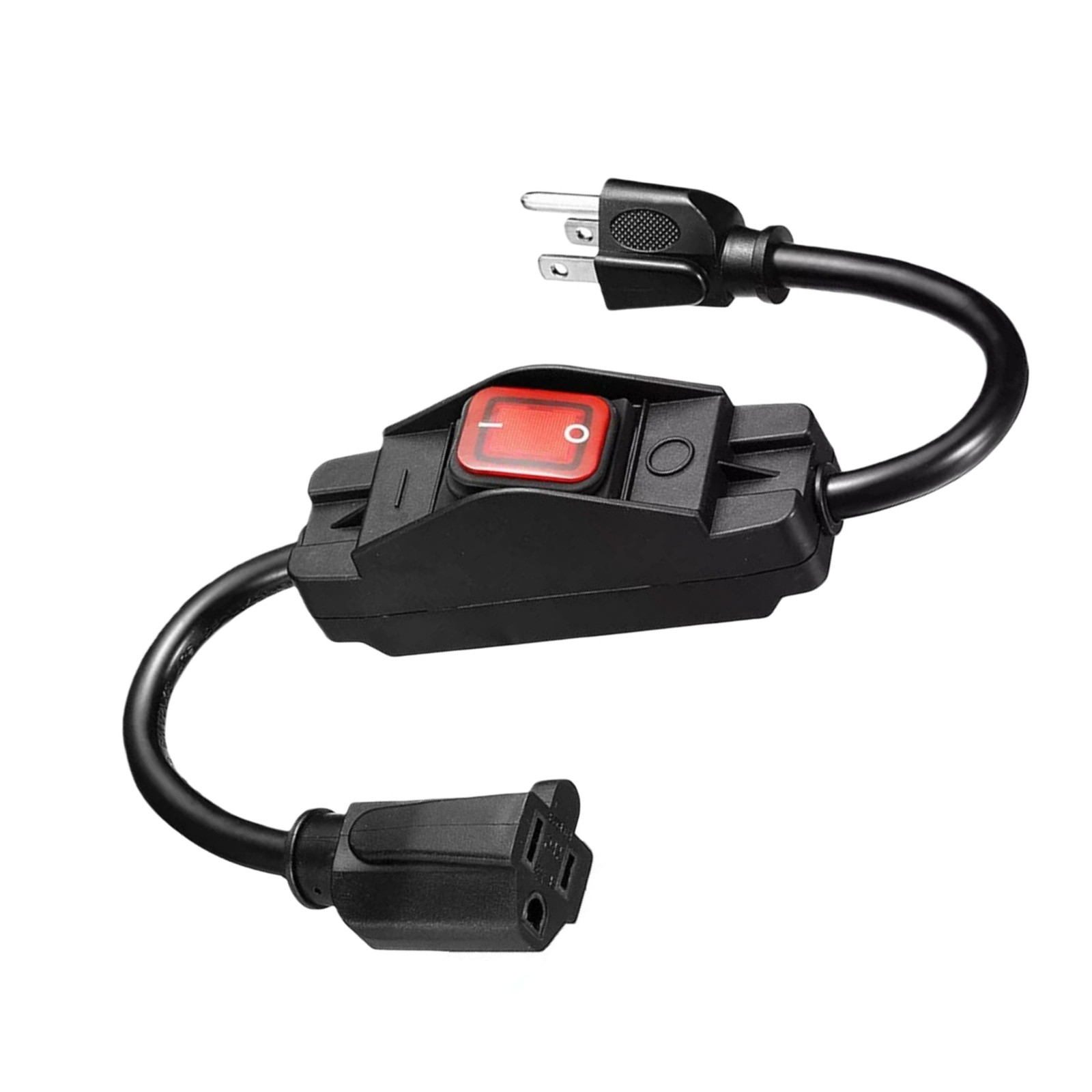For Industrial Use 3-Prong Extension Cord with On/Off Switch 125V 1875W Power