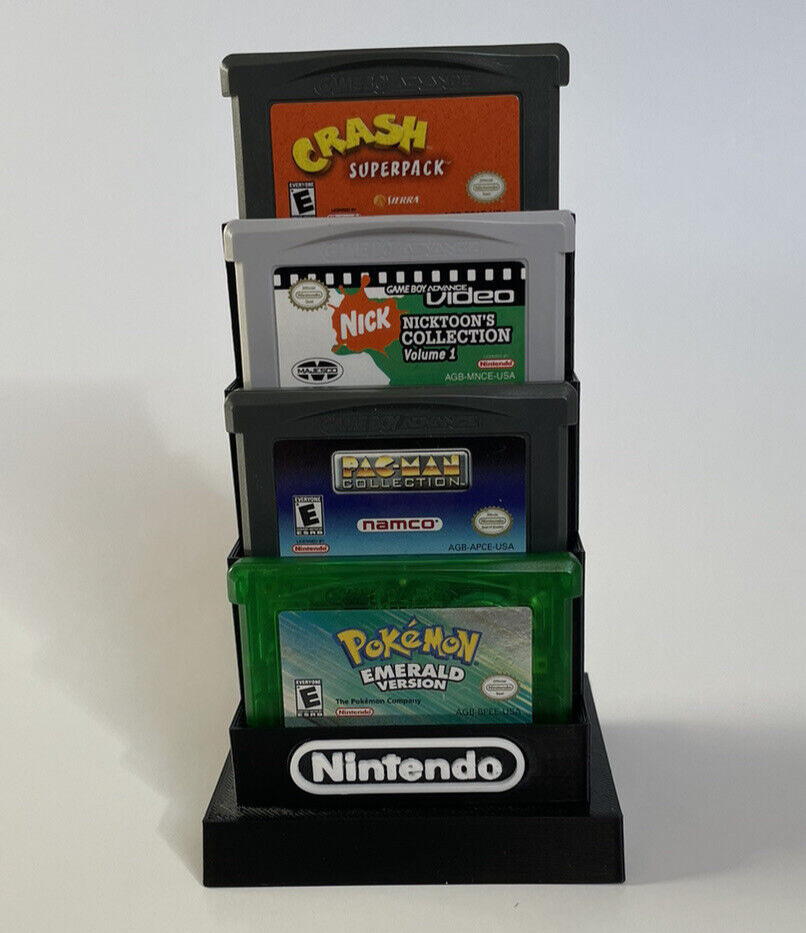 Nintendo Game Boy Advanced 9 Game Cartridge's Display- DISPLAY ONLY (Customize)