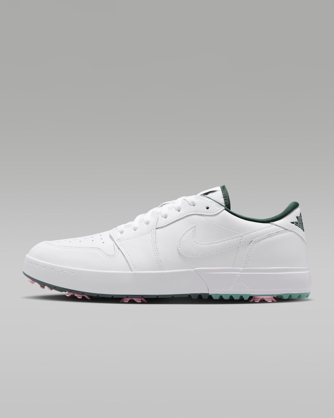 NIKE Air Jordan 1 Low G Spikes IQ3417-100 White Fur Black White Golf