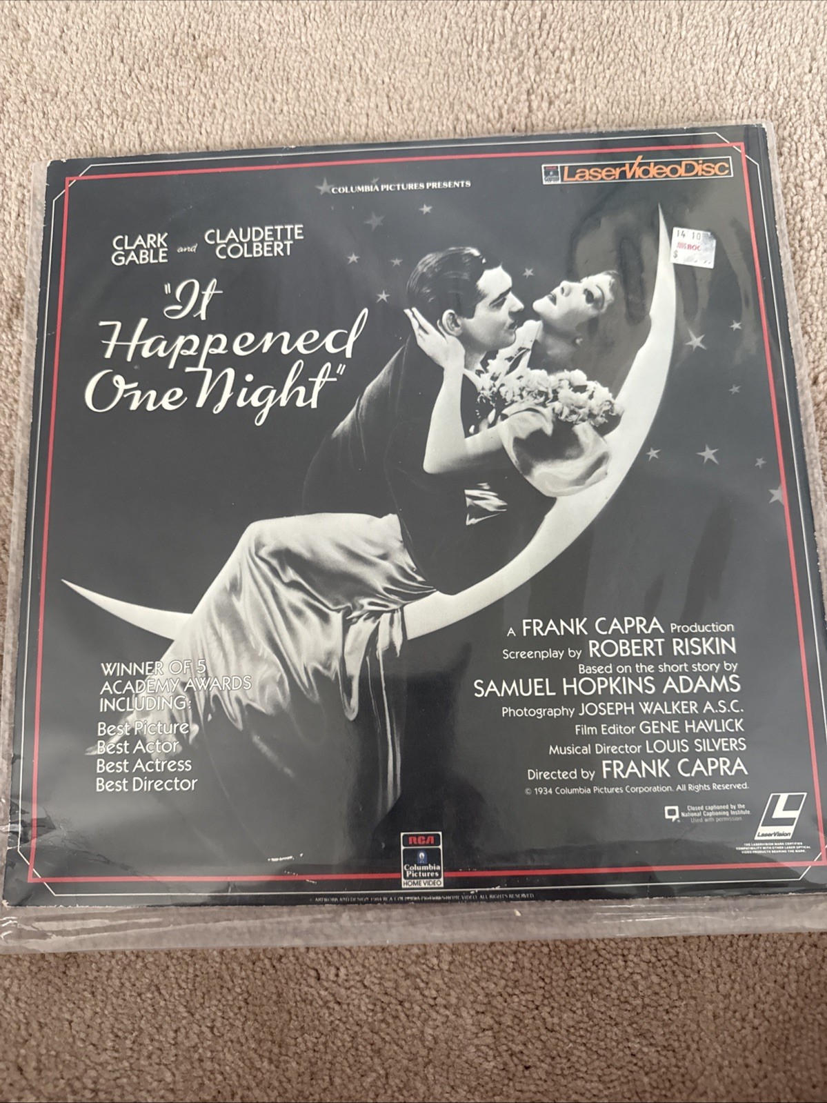 It Happened One Night Laserdisc