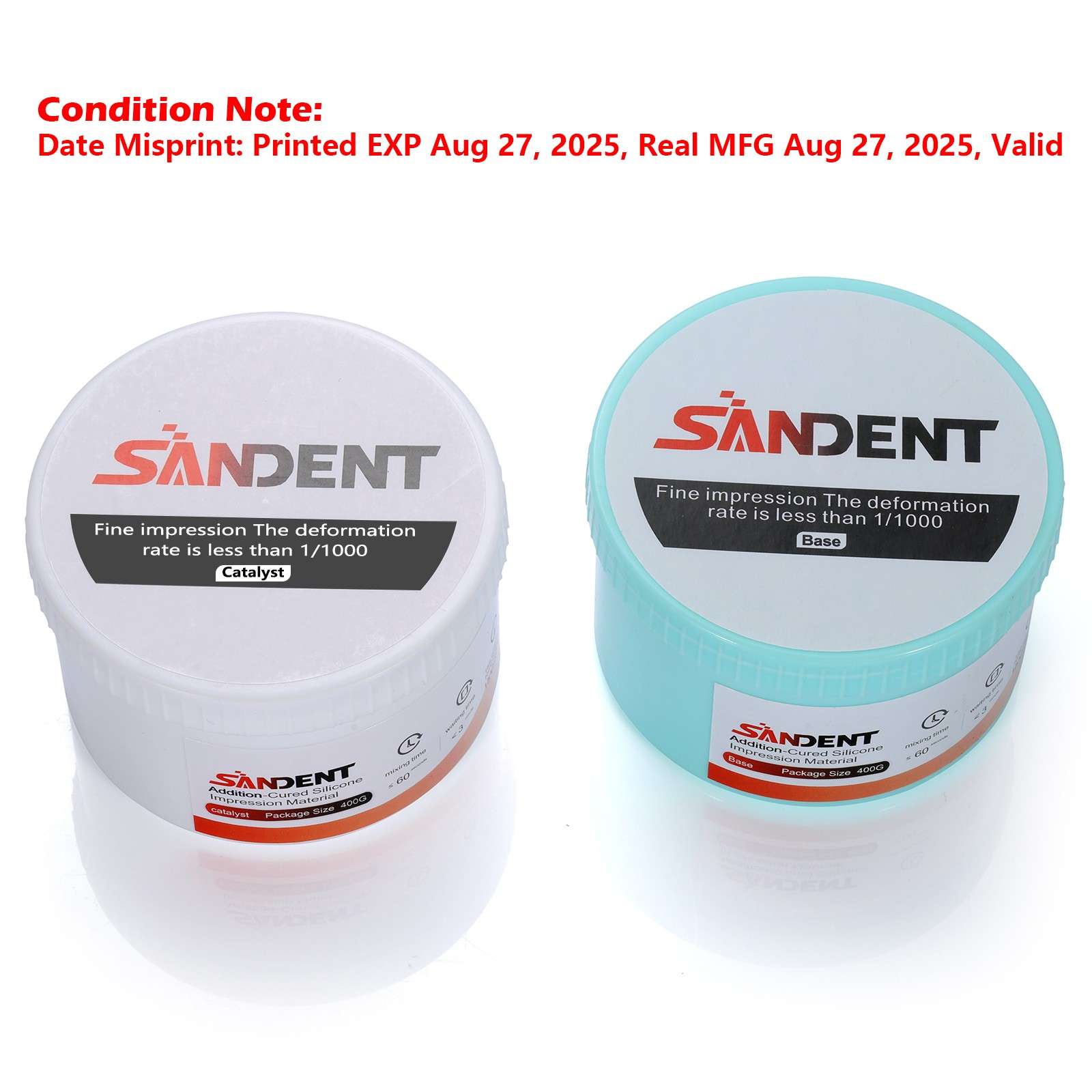 VPS Dental Impression Material Putty Heavy/Regular/Light Body-Fast/Normal Set