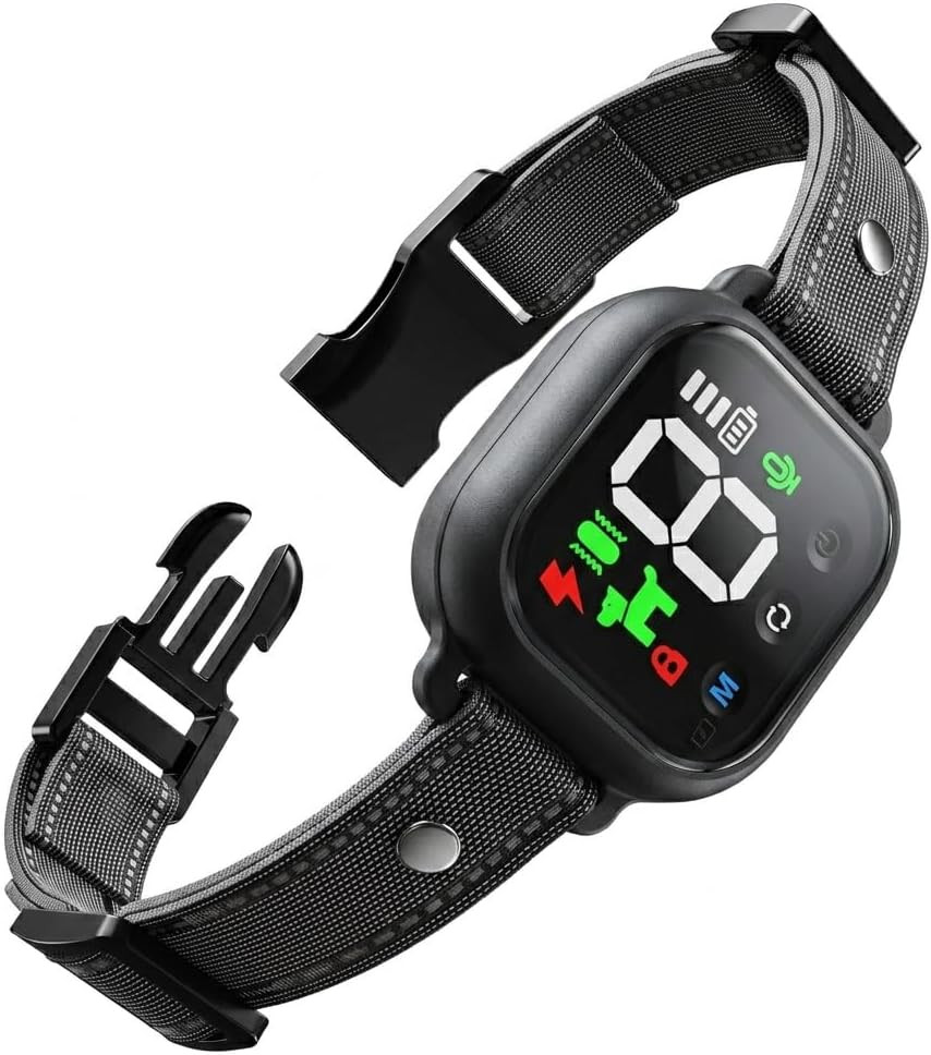 Noobark Dog Bark Collar,Smart No Anti-Bark Dog Collar with 4 Modes&8 Sensitivity