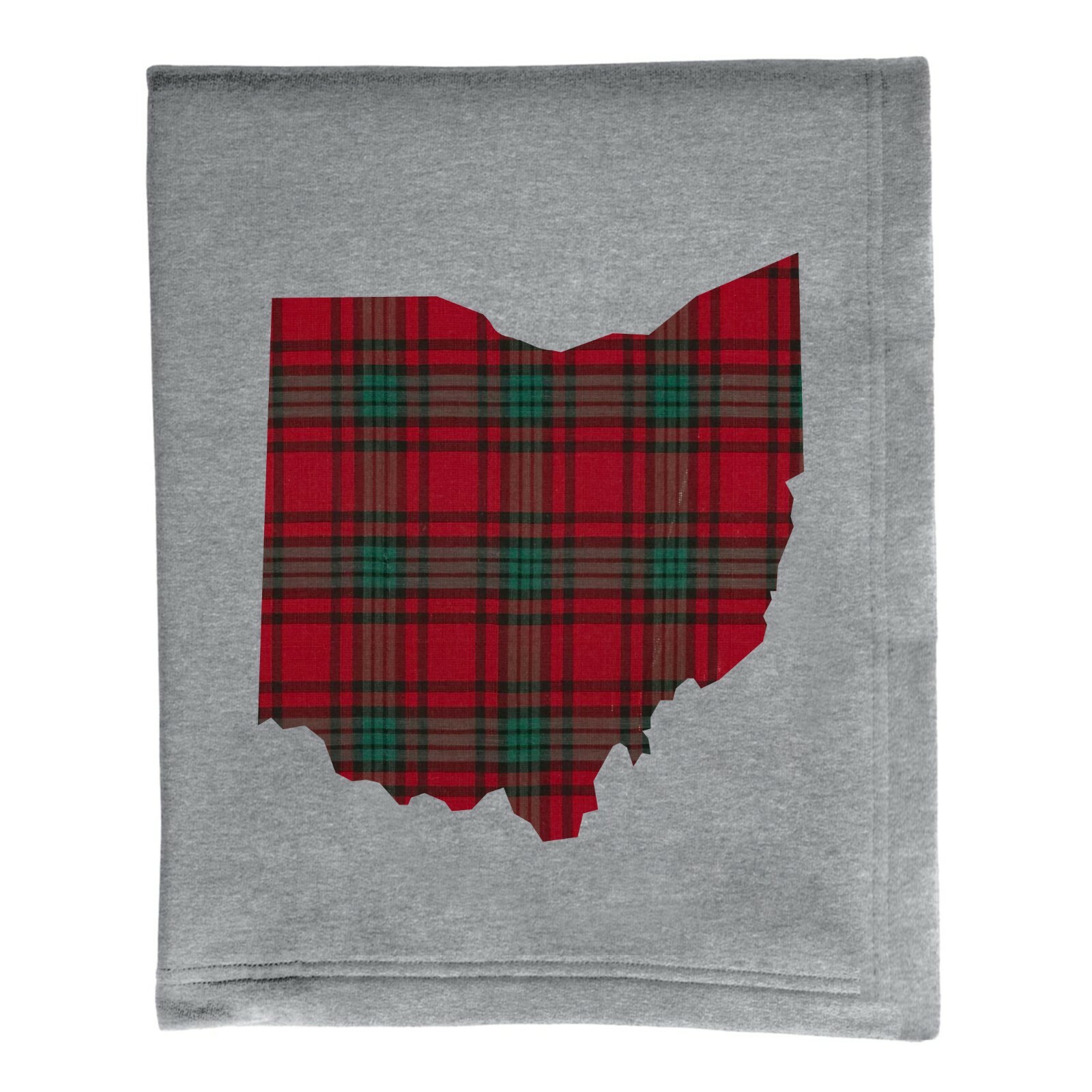 Custom Holiday Plaid State Blanket