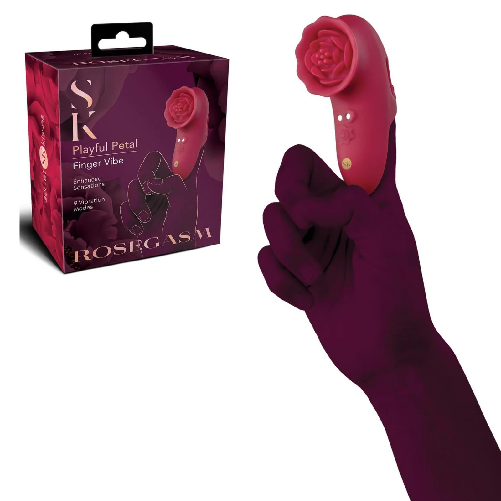Silicone Clitoral Playful Finger Vibrator Rechargeable Vibrating Stimulator
