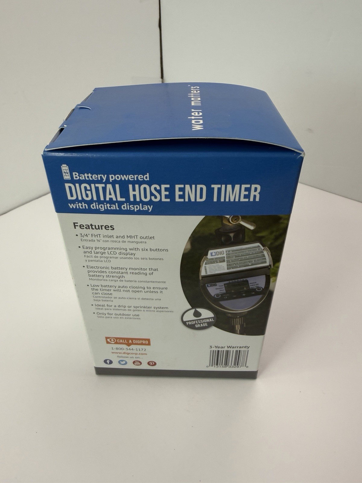 Digital Hose End Fully Automatic Watering Timer Model B09DB #2