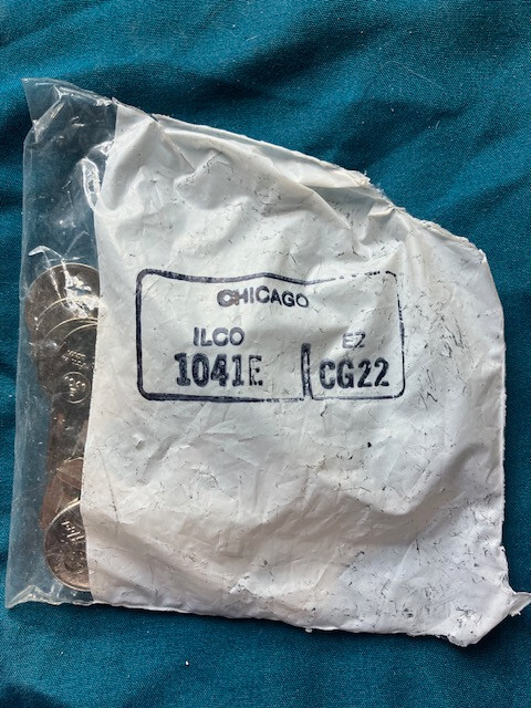 10 Ilco Brand CG22 Keyblanks In Original Bag(opened), Also Marked 1041E