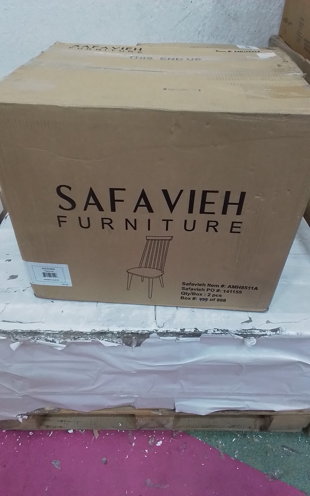 Safavieh BURRIS SIDE CHAIR, Reduced Price 2172741053 AMH8511A
