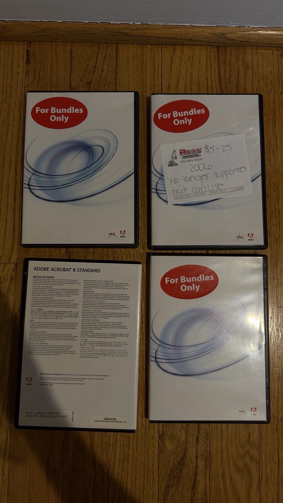 Adobe Acrobat Standard Windows Software | Acrobat 6 or Acrobat 8 | OEM & Retail