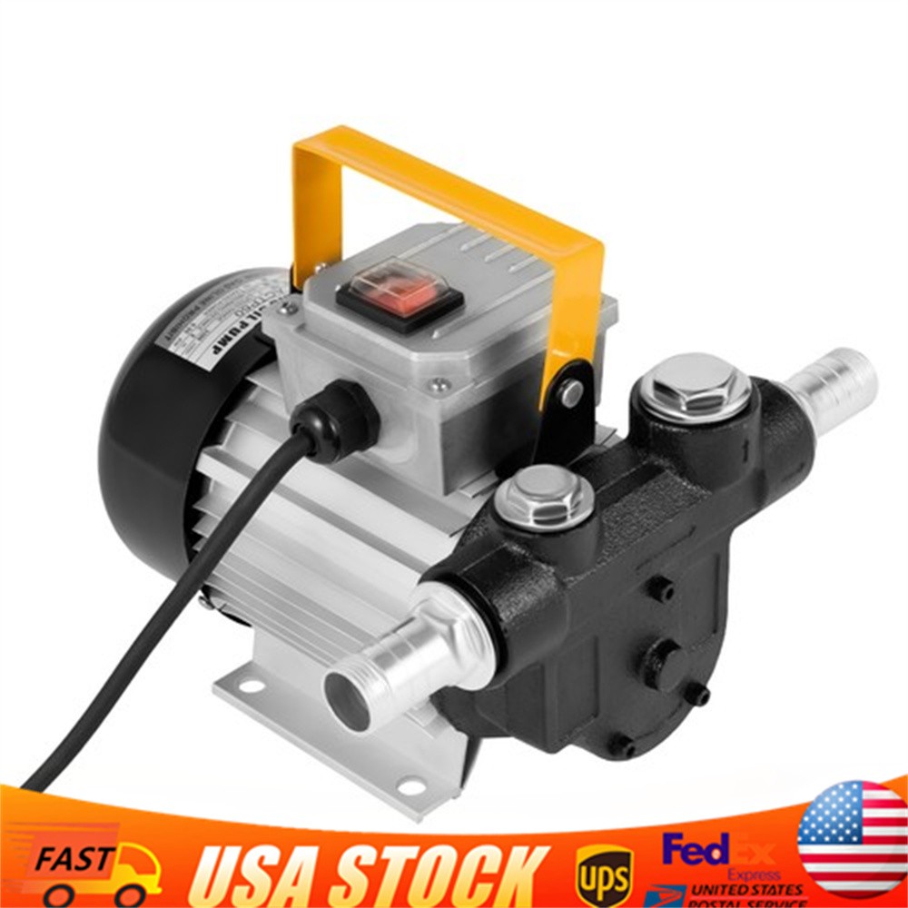 Commercial Motor Electric Oil Pump Self Priming Transfer Pump 15.75GPM 110V 550W