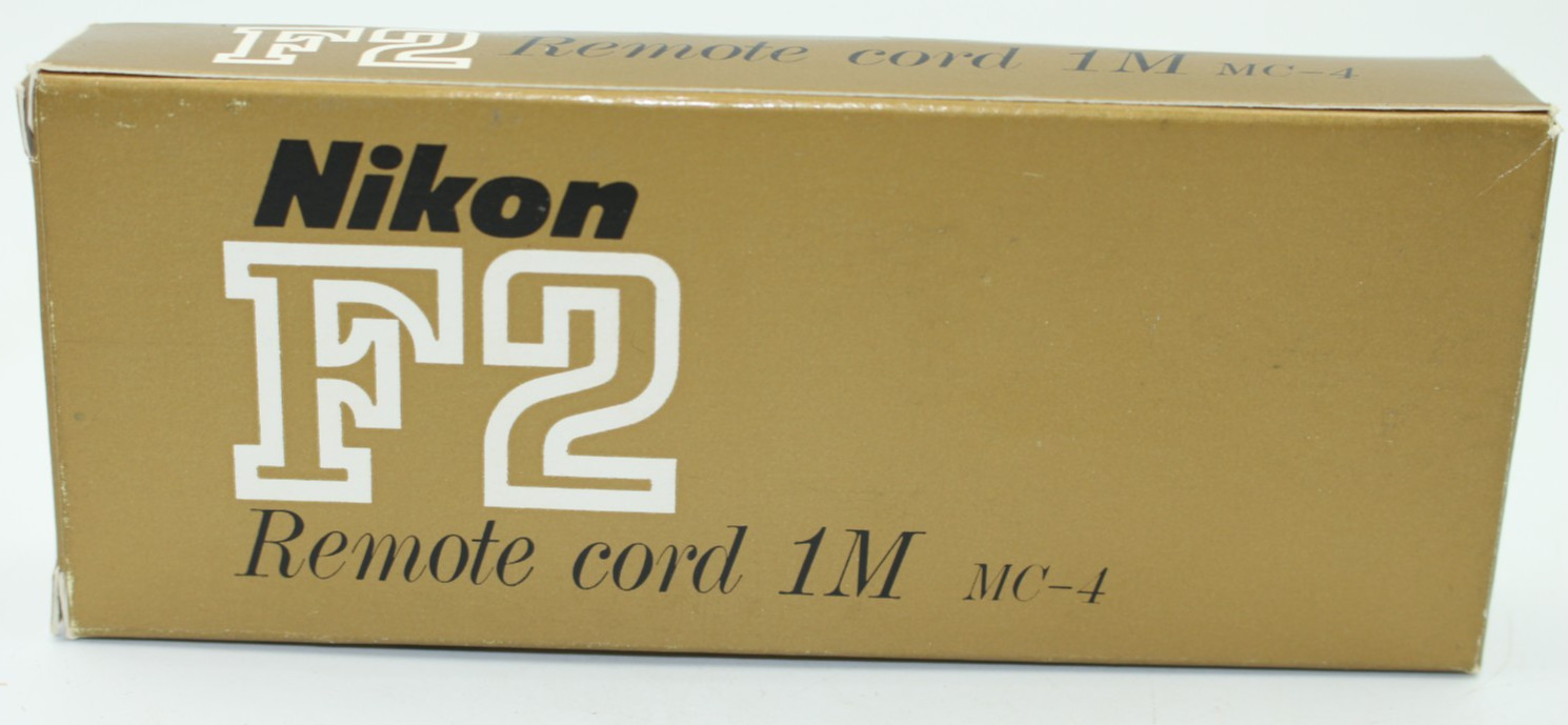 Vintage Nikon F2 Remote Cord 1M MC-4 w/ Original Box