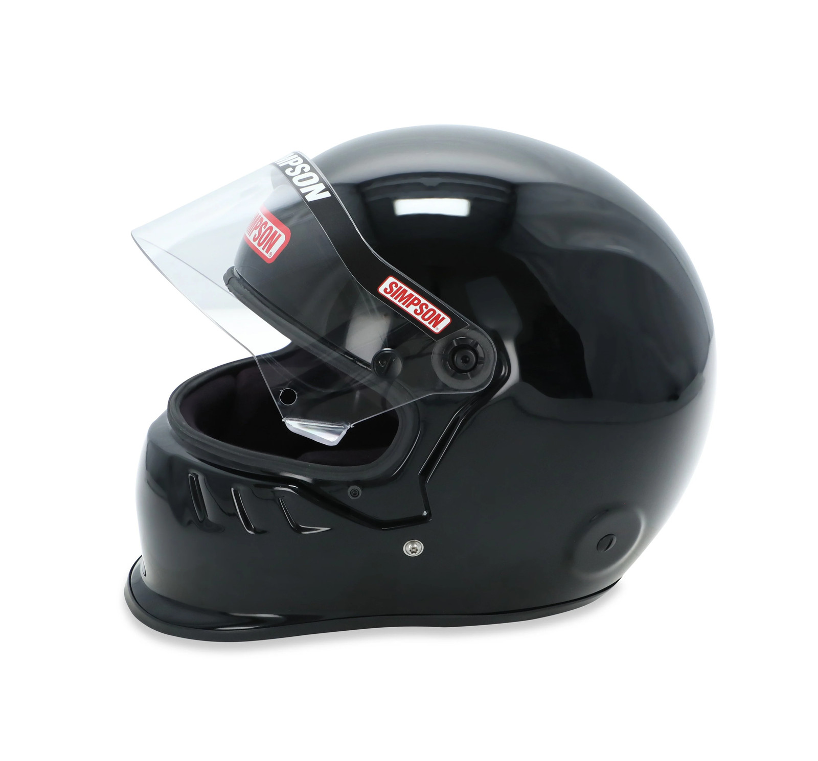 Simpson Racing 7950012 SD1 Dirt Track Helmet - Snell SA2020 - Black - Adult SML