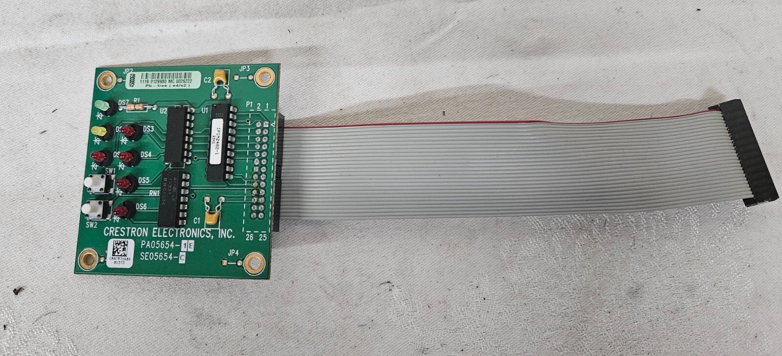 Crestron AV2 Audio Video Control Processor Front LIGHT DISPLAY PCB PA05654