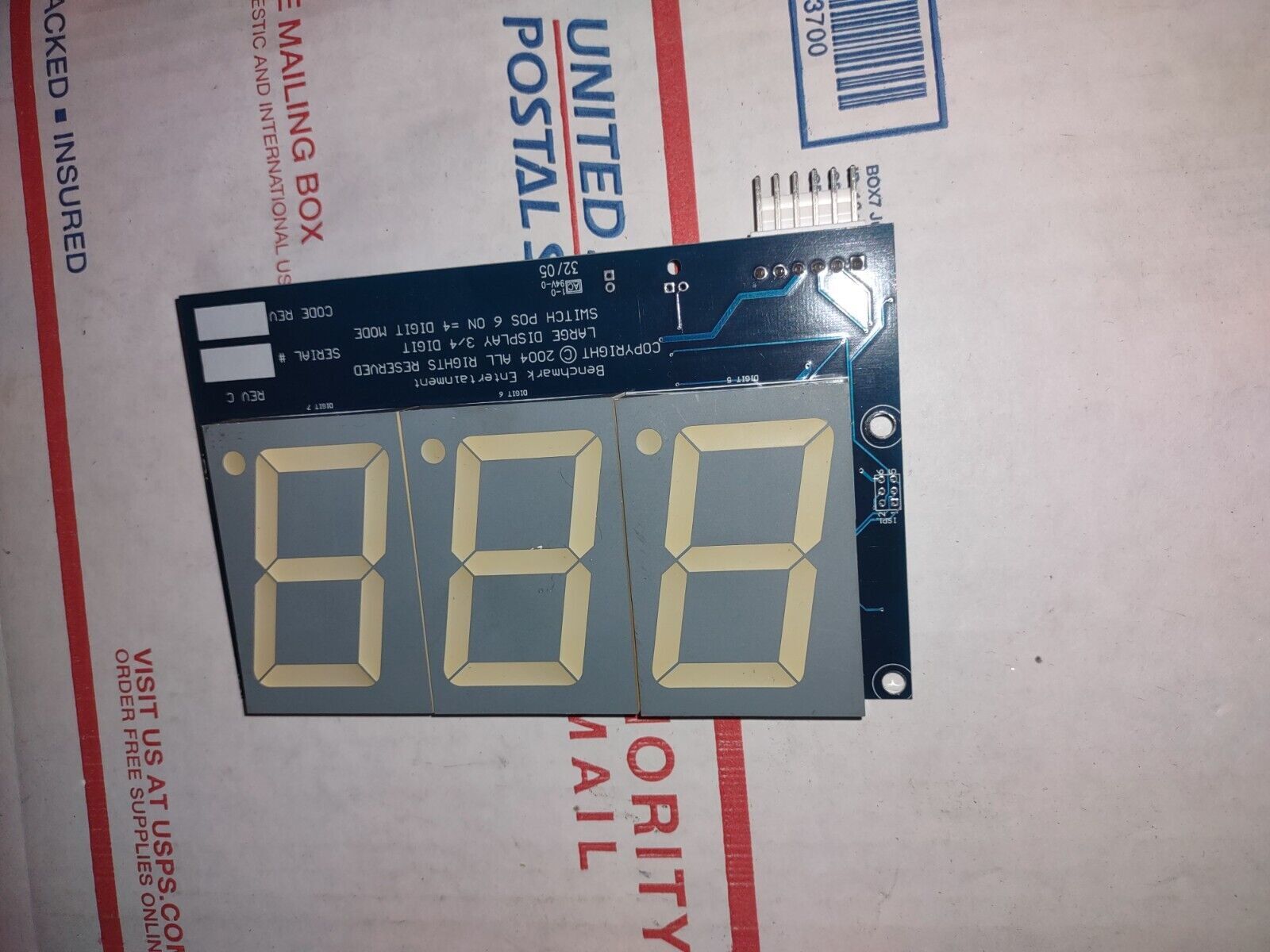 slam jam arcade redemption pcb part #363