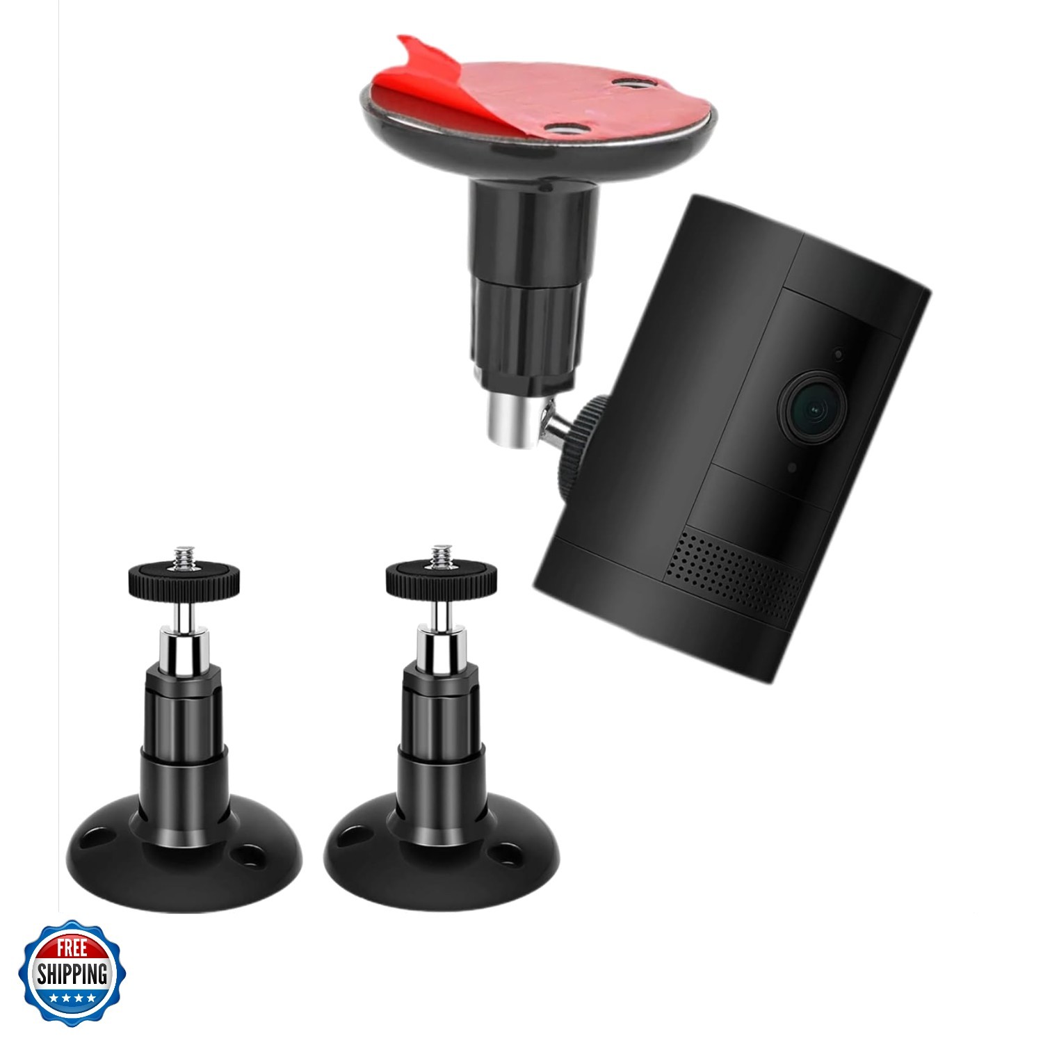 2 Pack Adjustable Security Wall Mount for Ring Camera&Stick Up Cam Battery,In...