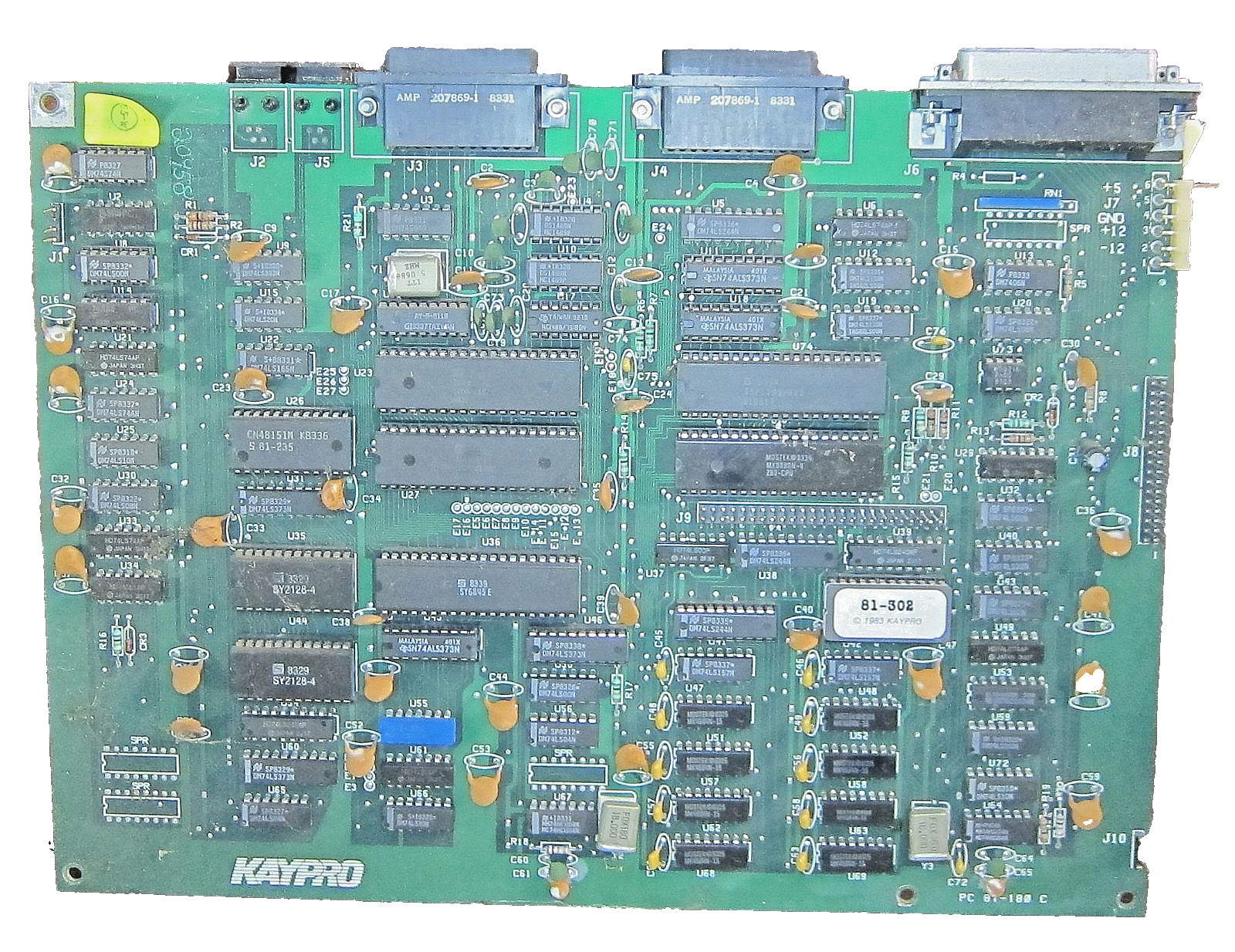 Genuine Kaypro 10 Motherboard 81-180 REV.C1 for PARTS