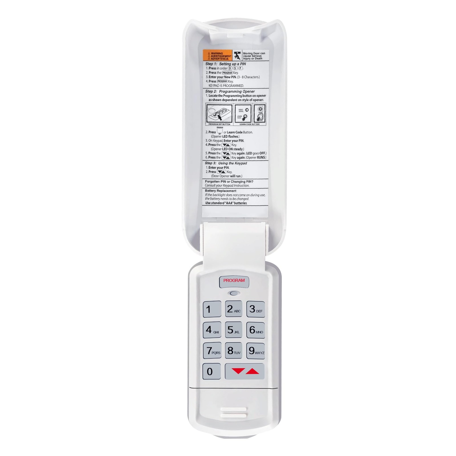 GK-R for Wireless Genie Garage Door Opener Keypad, Replacement All Genie Inte...