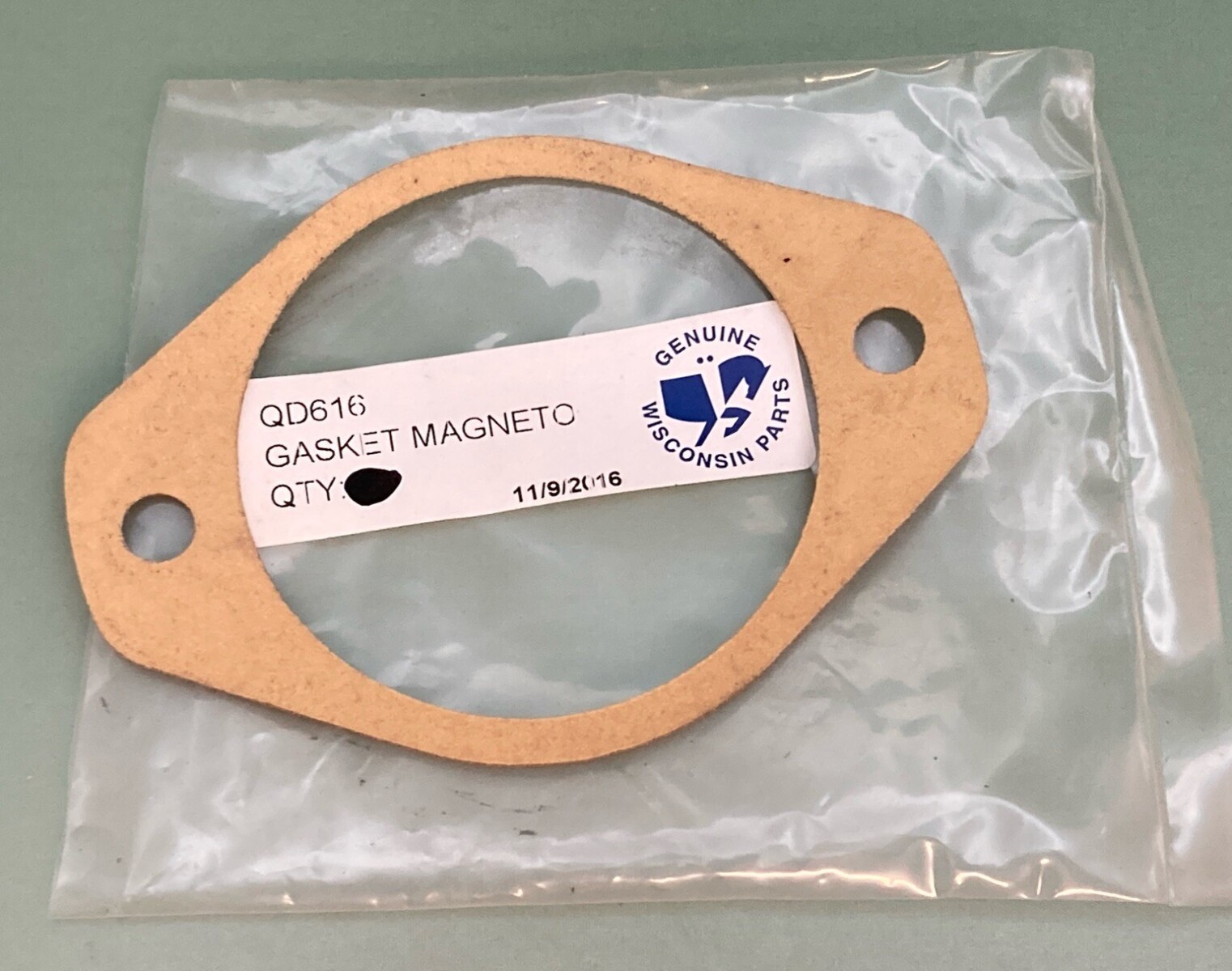 NEW GENUINE WISCONSIN CONTINENTAL QD616 GASKET MAGNETO