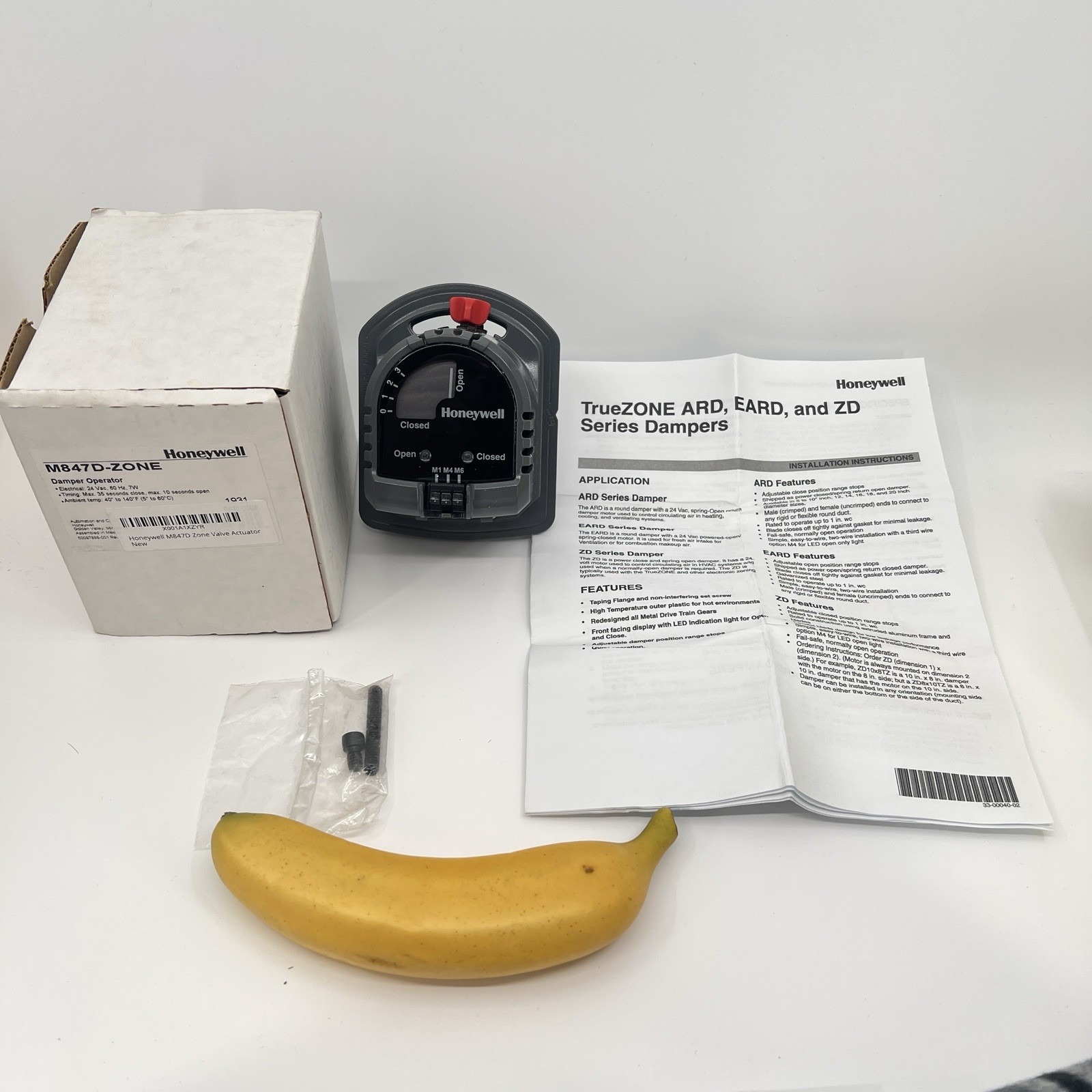 Honeywell M847D Zone Valve Actuator Damper Operator - NEW