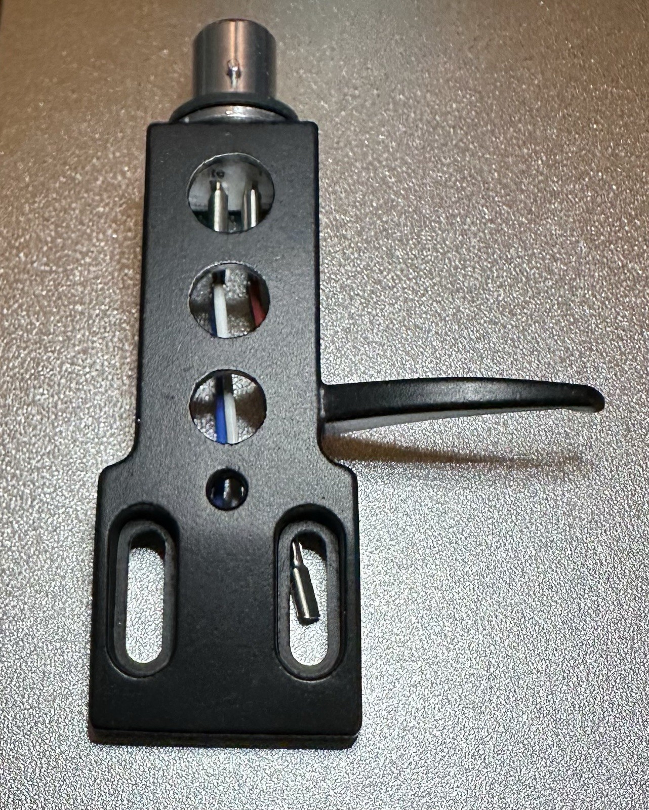 Technics Style Headshell With Lead Wires | Free 45 RPM Adapter