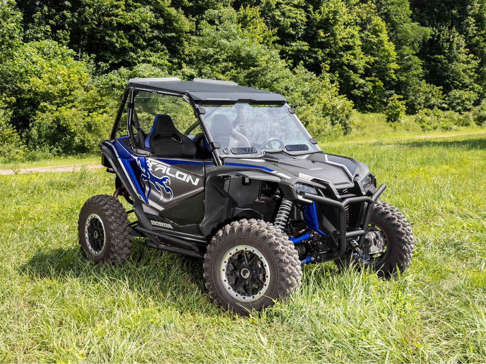 SuperATV Scratch Resistant Vented Full Windshield for Honda Talon 1000