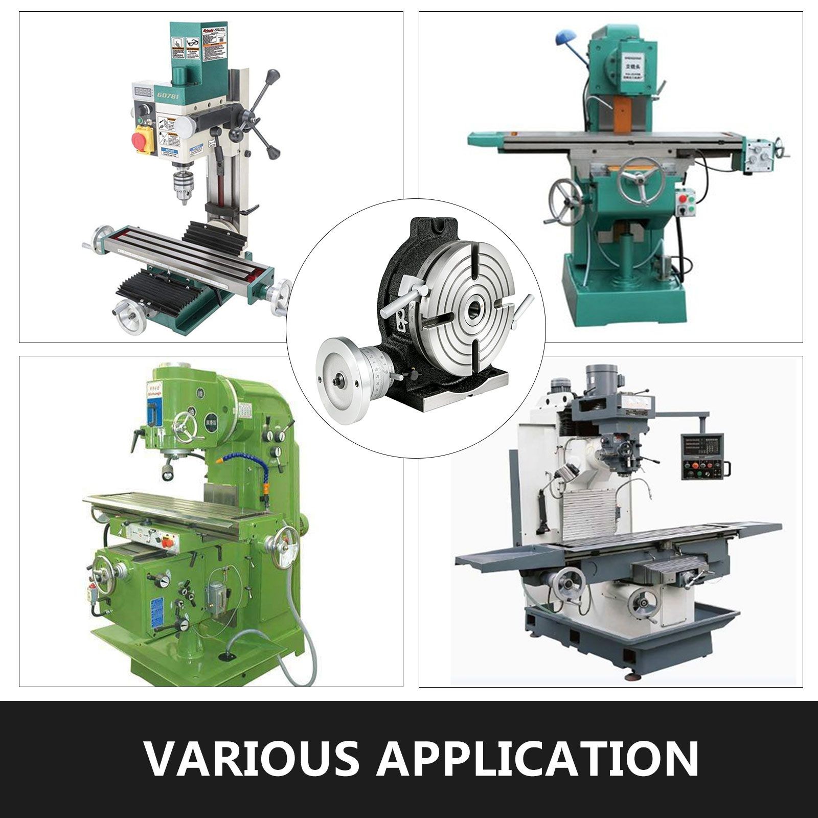 Precision 8in Vertical Horizontal Rotary Table HT200