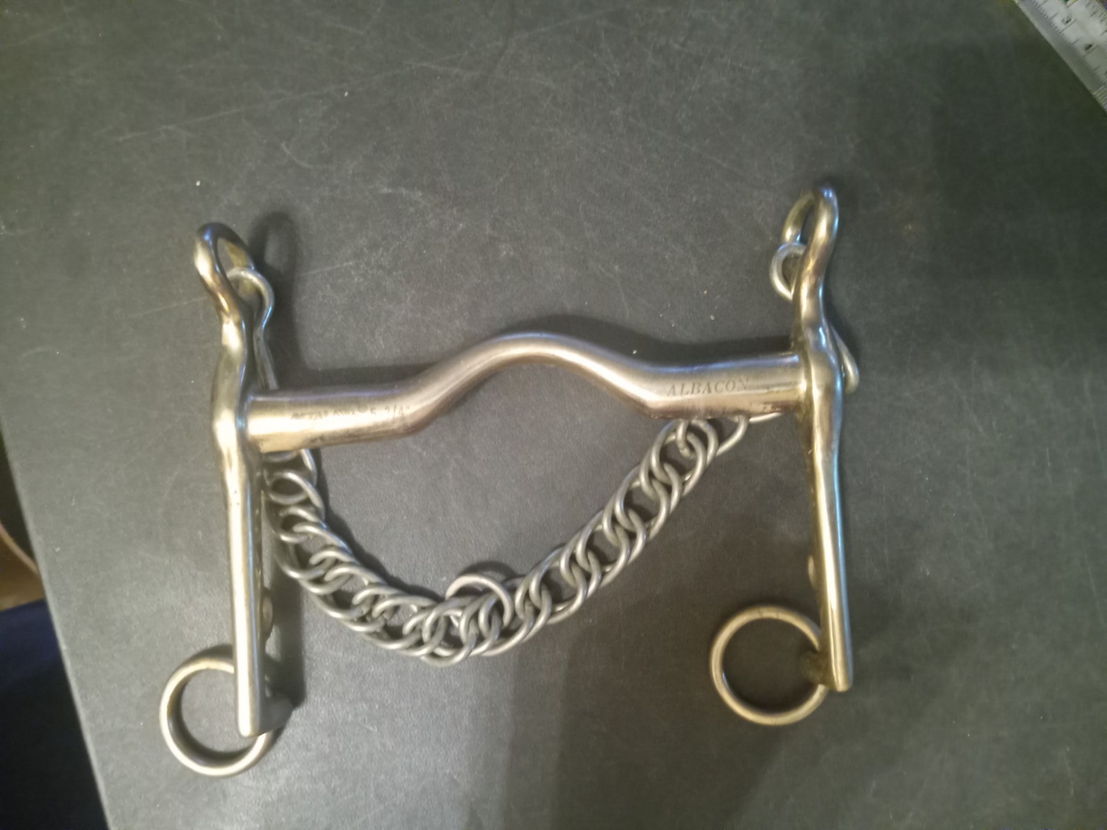 used  Weymouth bit metalab albacon 5 3/4 in ported mouth