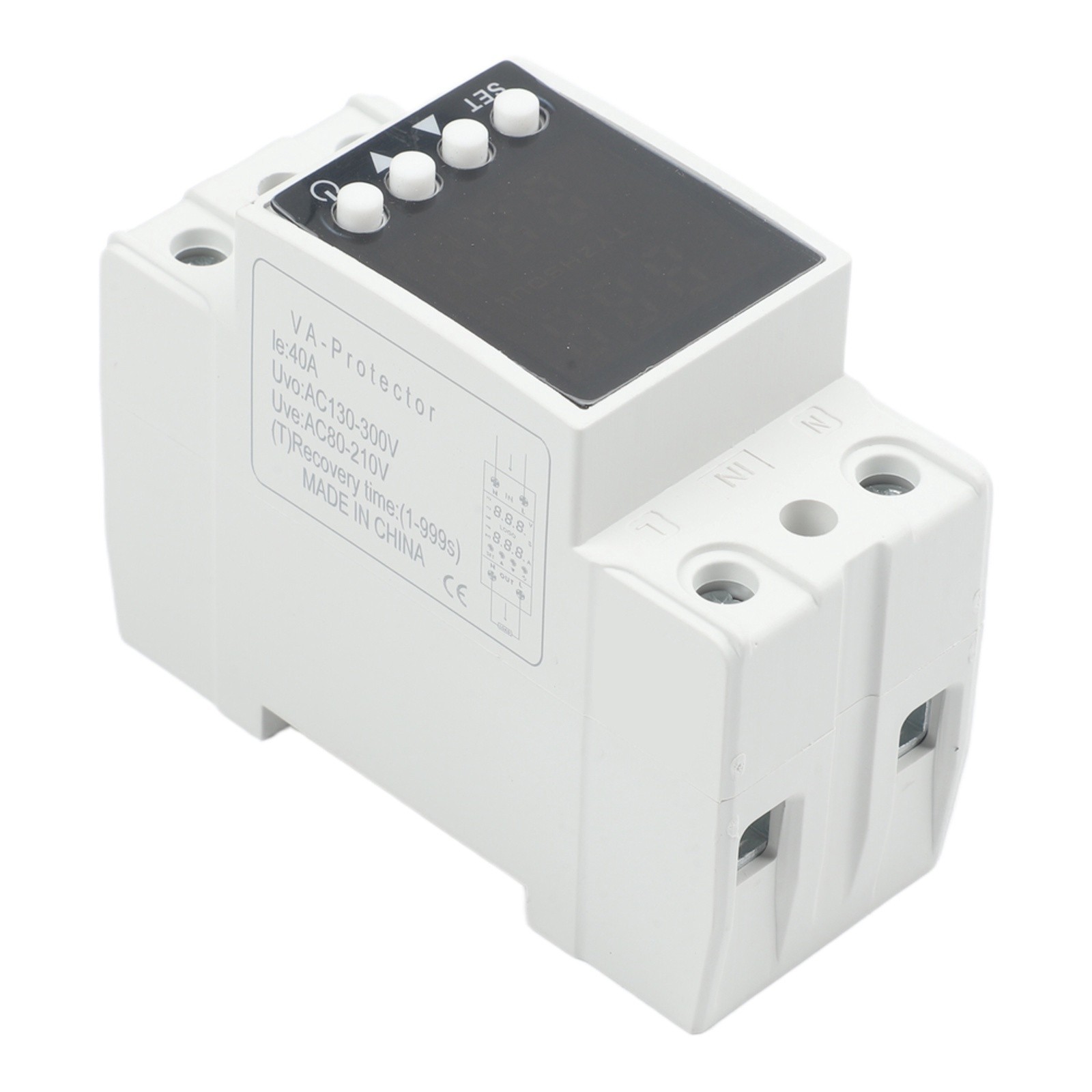 Voltage Protector Smart Device Dual Display LCD Over Under for current Control