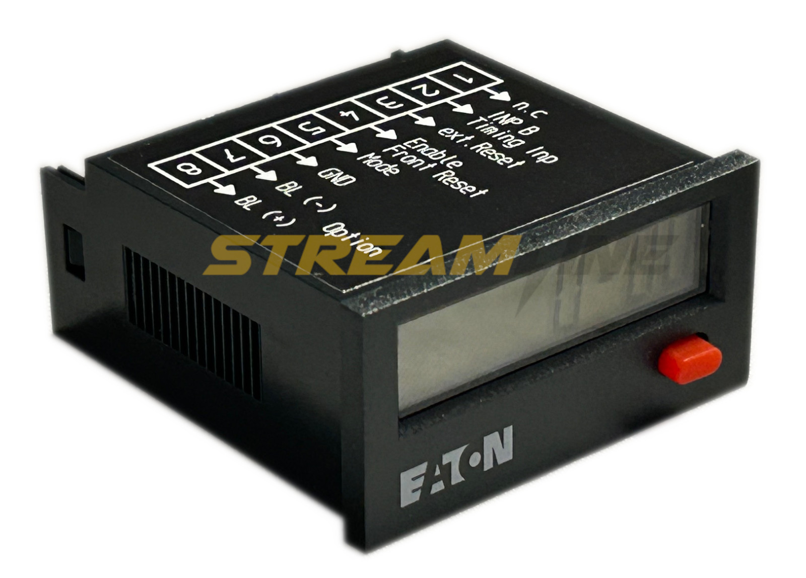 Eaton E5-224-C0440 Electronic Timer, 24 x 48 mm, LCD Display, Battery Powered