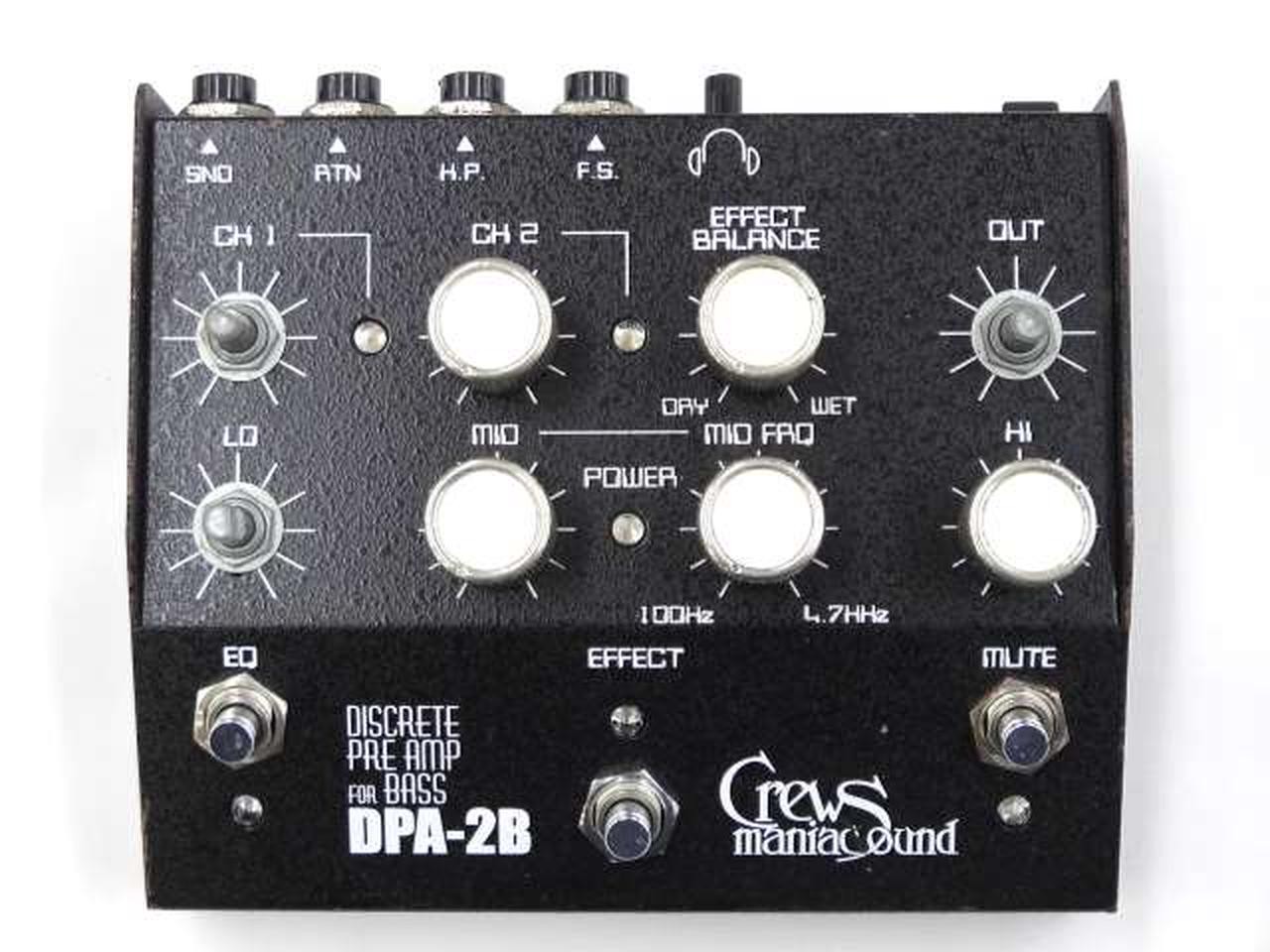 Crews DPA-2B Bass Preamp Discrete Preamp Used No Knobs Missing