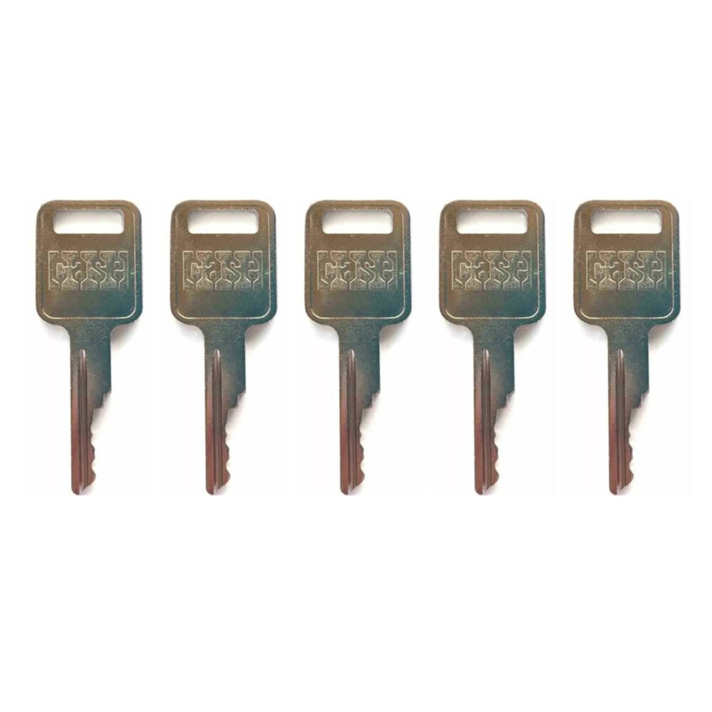 5 key For Case Backhoe Bobcat Skidsteer Equipment Ignition Keys