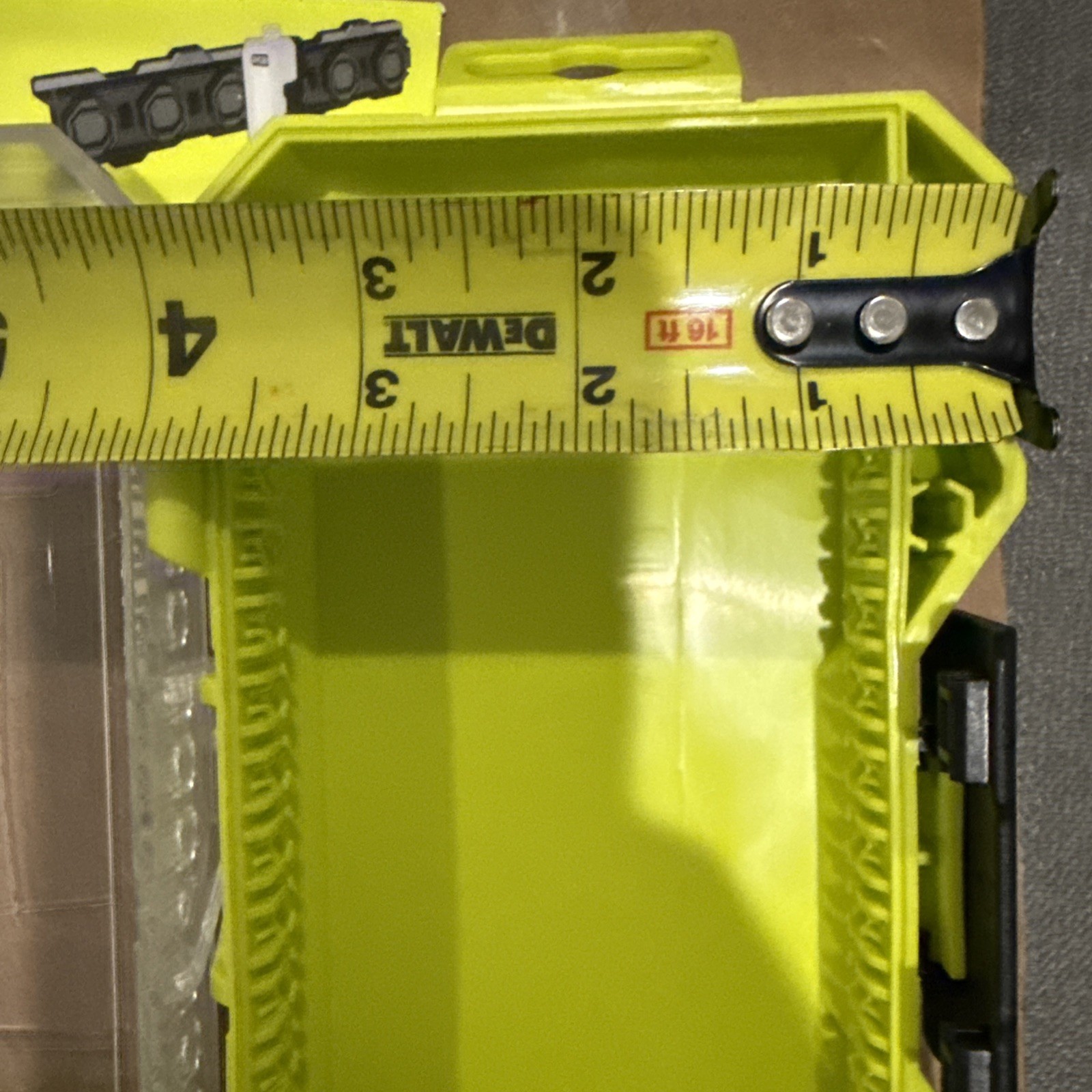 New Empty Ryobi Hard Box Storage Drill Bits Organizer link Wall Sys Compatible