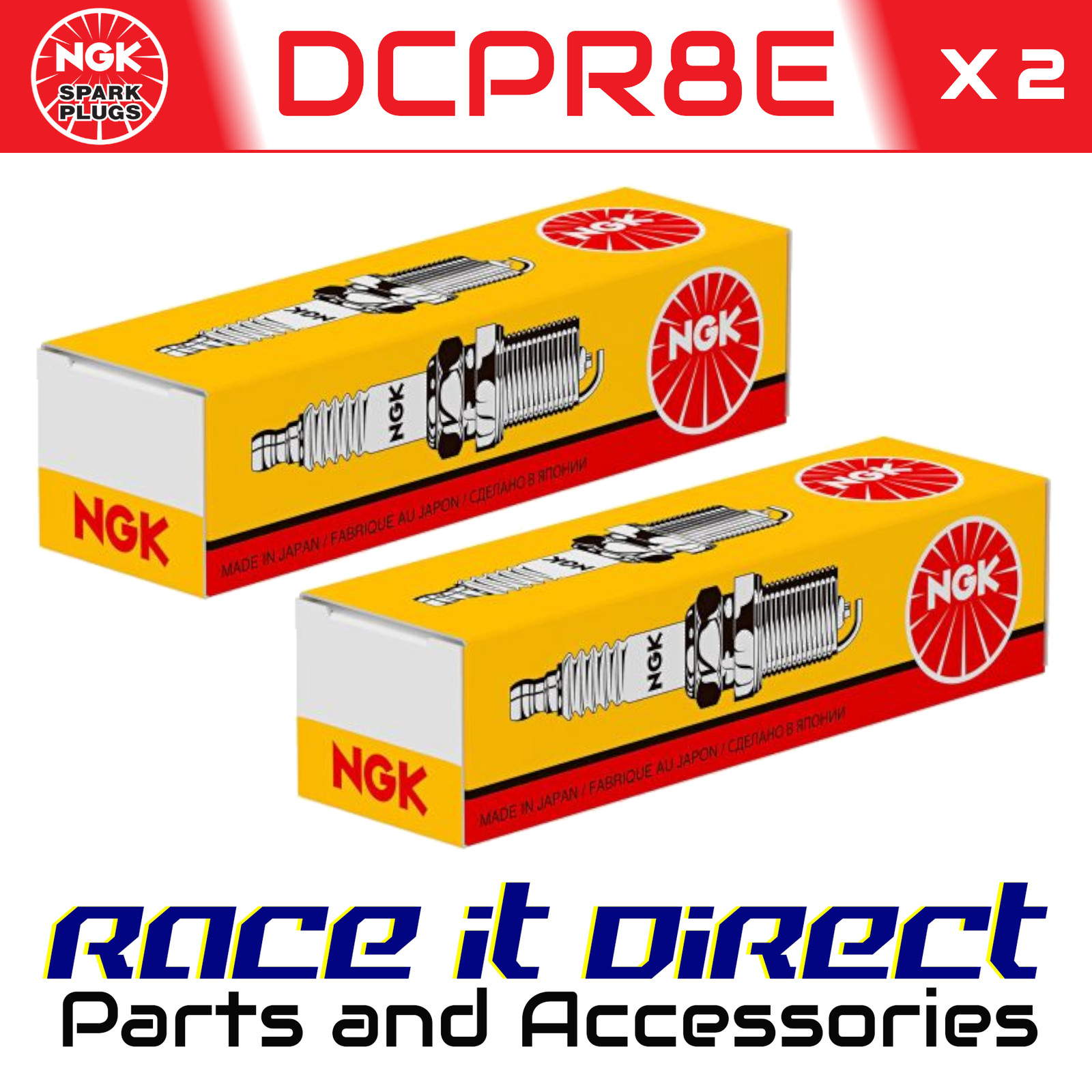 NGK Spark Plug for DUCATI 907 IE 1991-1994 Standard Japan