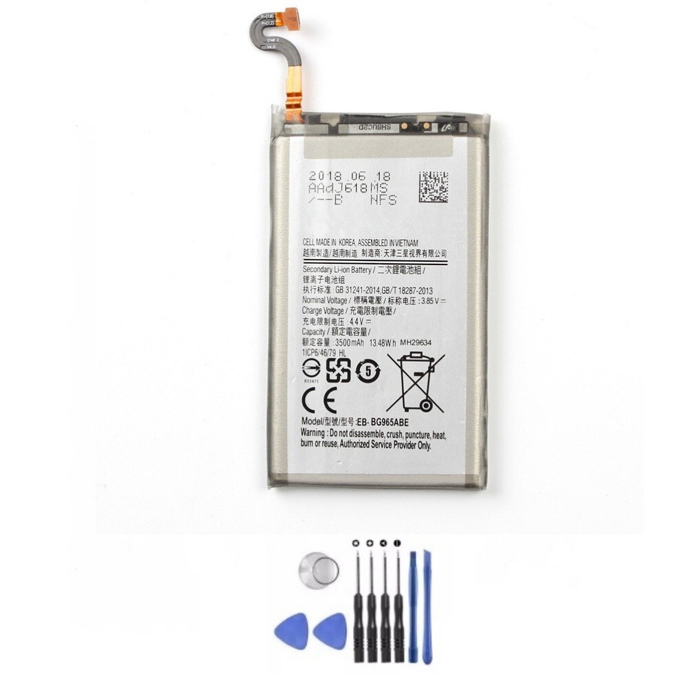 For Samsung Galaxy S9+ Plus G965 EB-BG965ABA 3500mAh Battery Replacement Tools